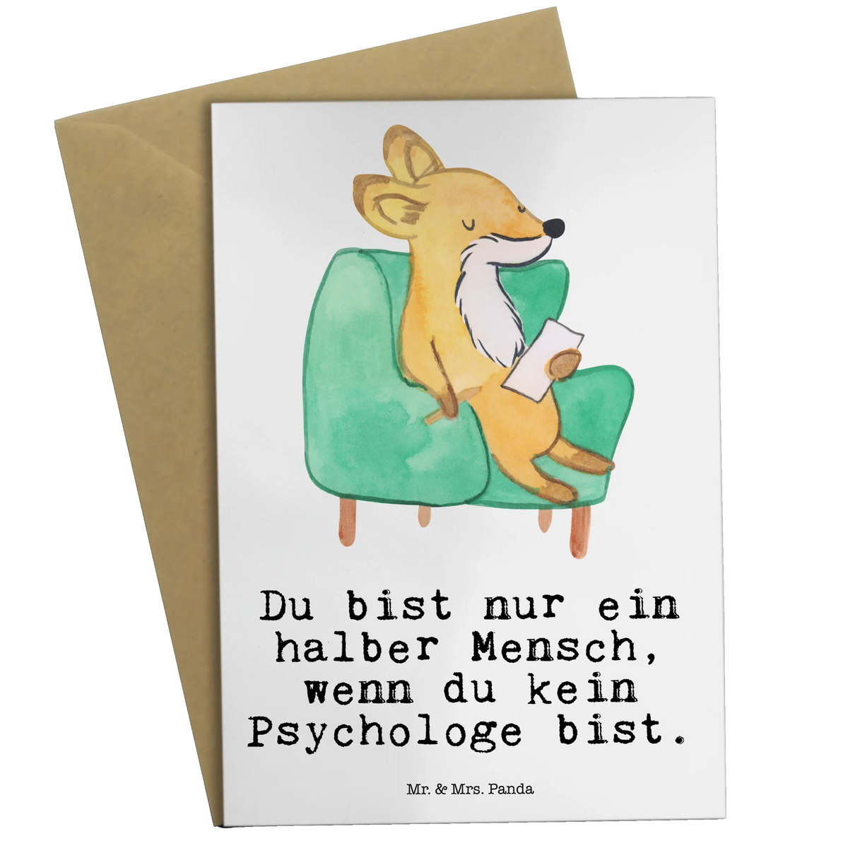 Grußkarte Psychologe Herz