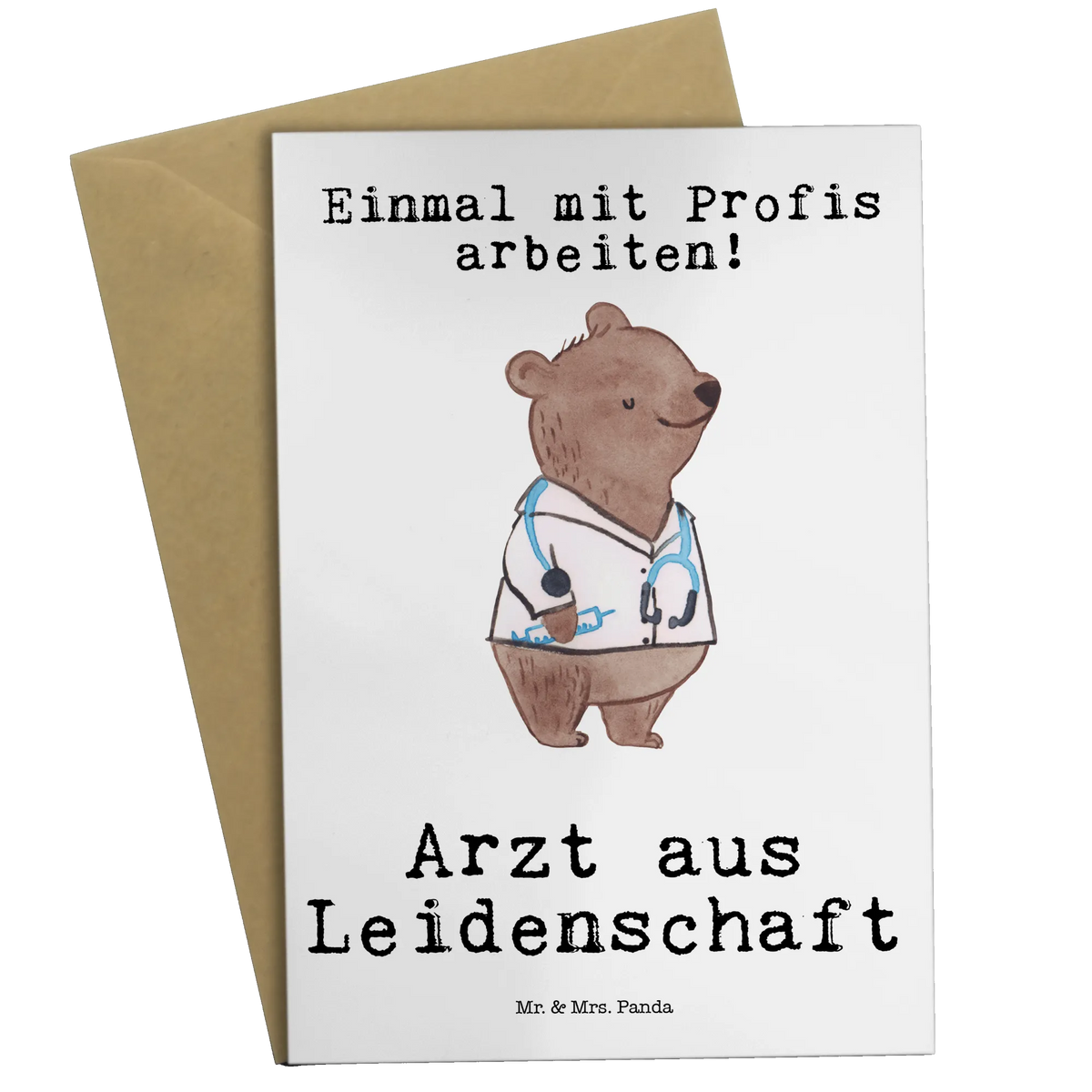Grußkarte Arzt Leidenschaft