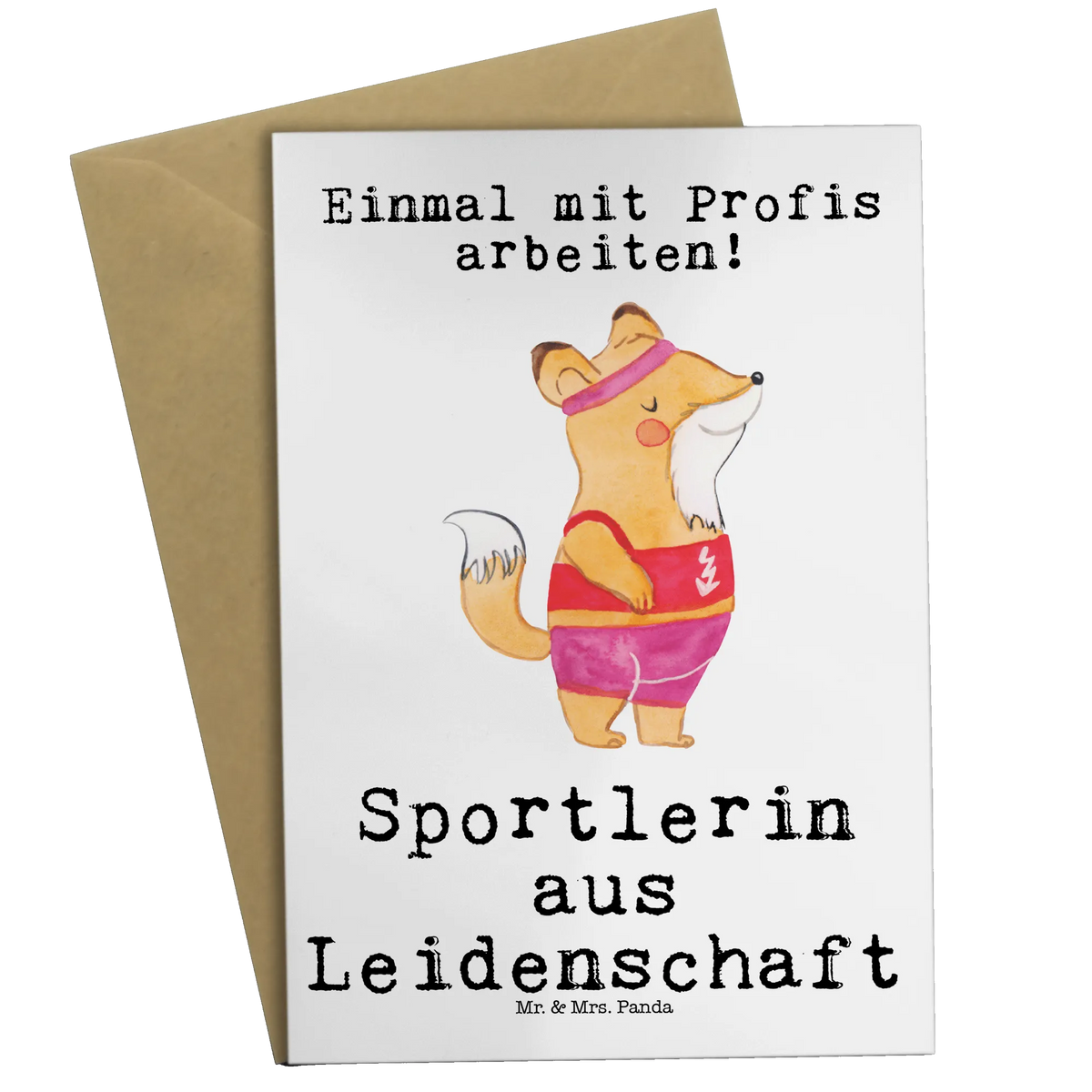 Grußkarte Sportlerin Leidenschaft
