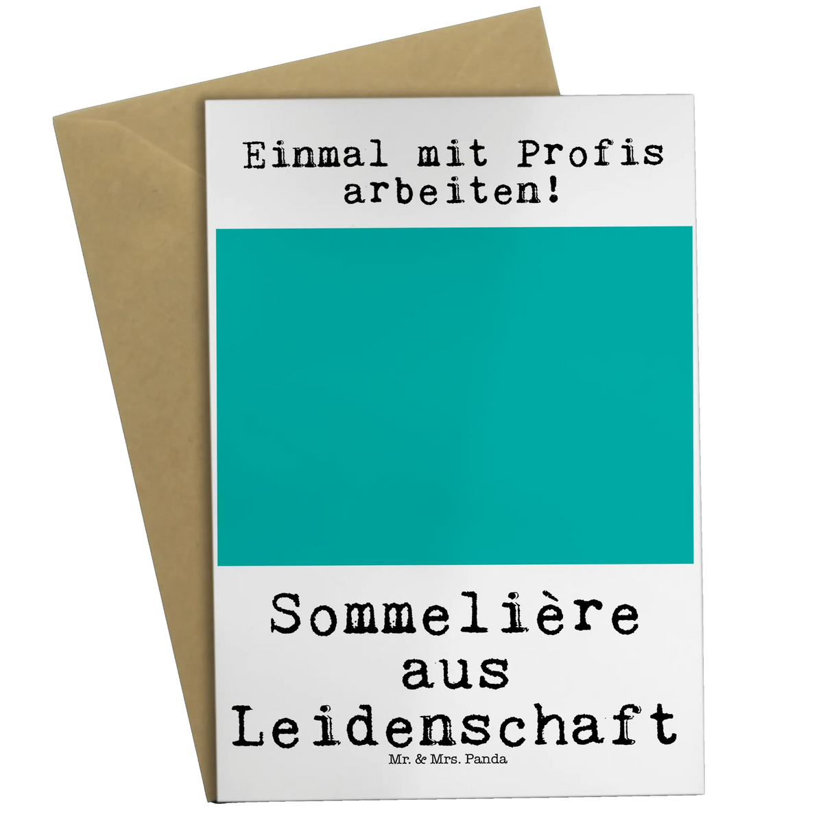 Grußkarte Sommelière Leidenschaft