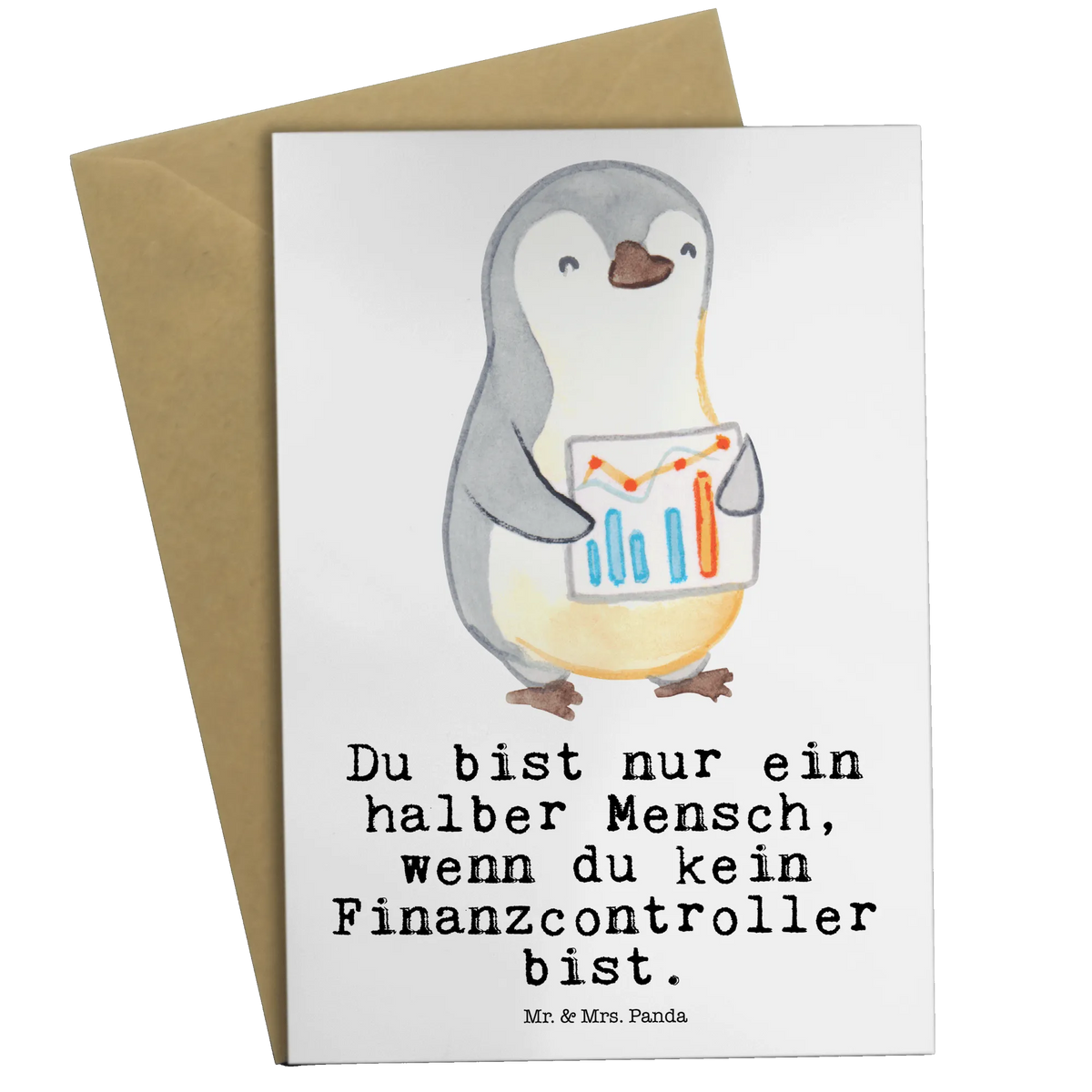 Grußkarte Finanzcontroller Herz