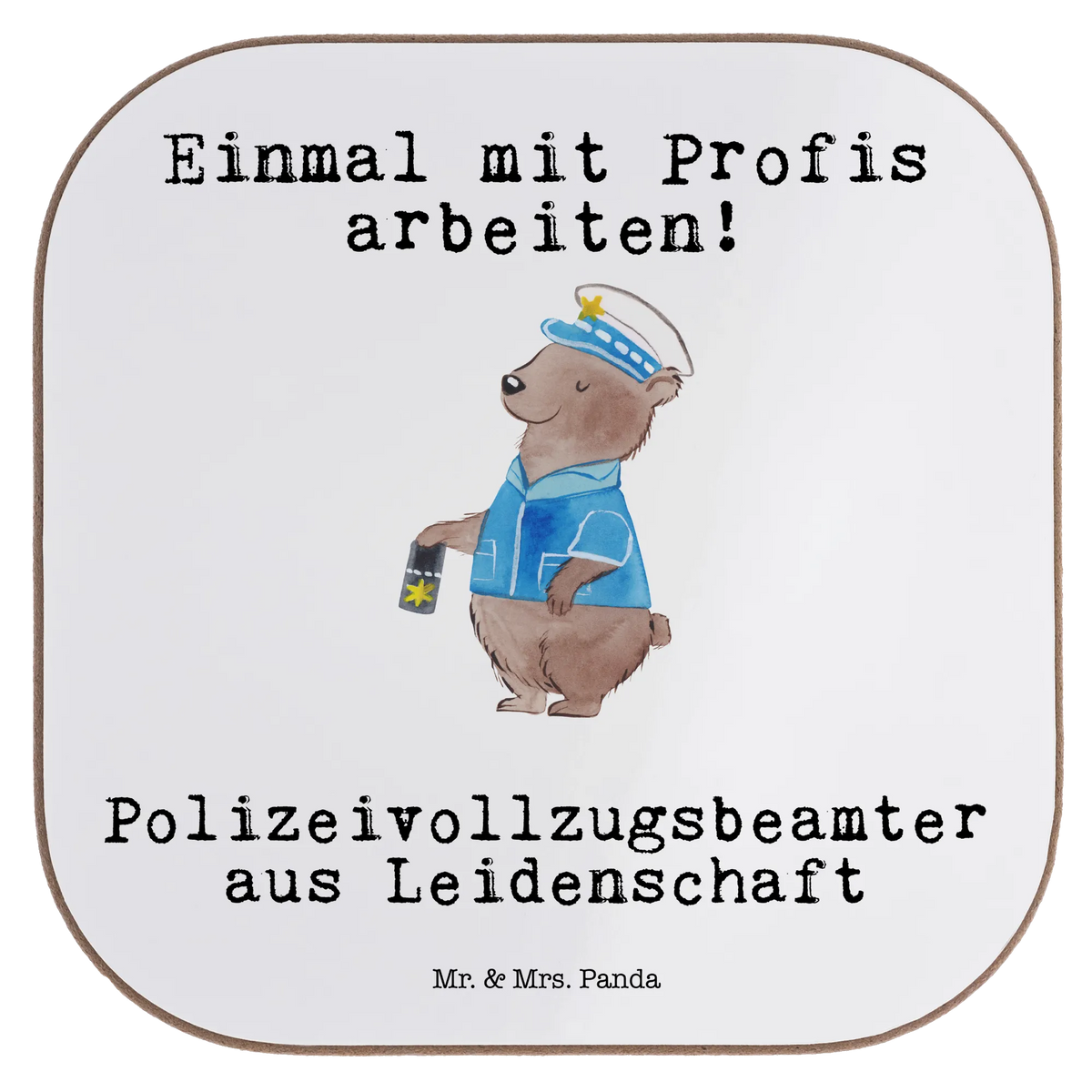 Untersetzer Polizeivollzugsbeamter Leidenschaft