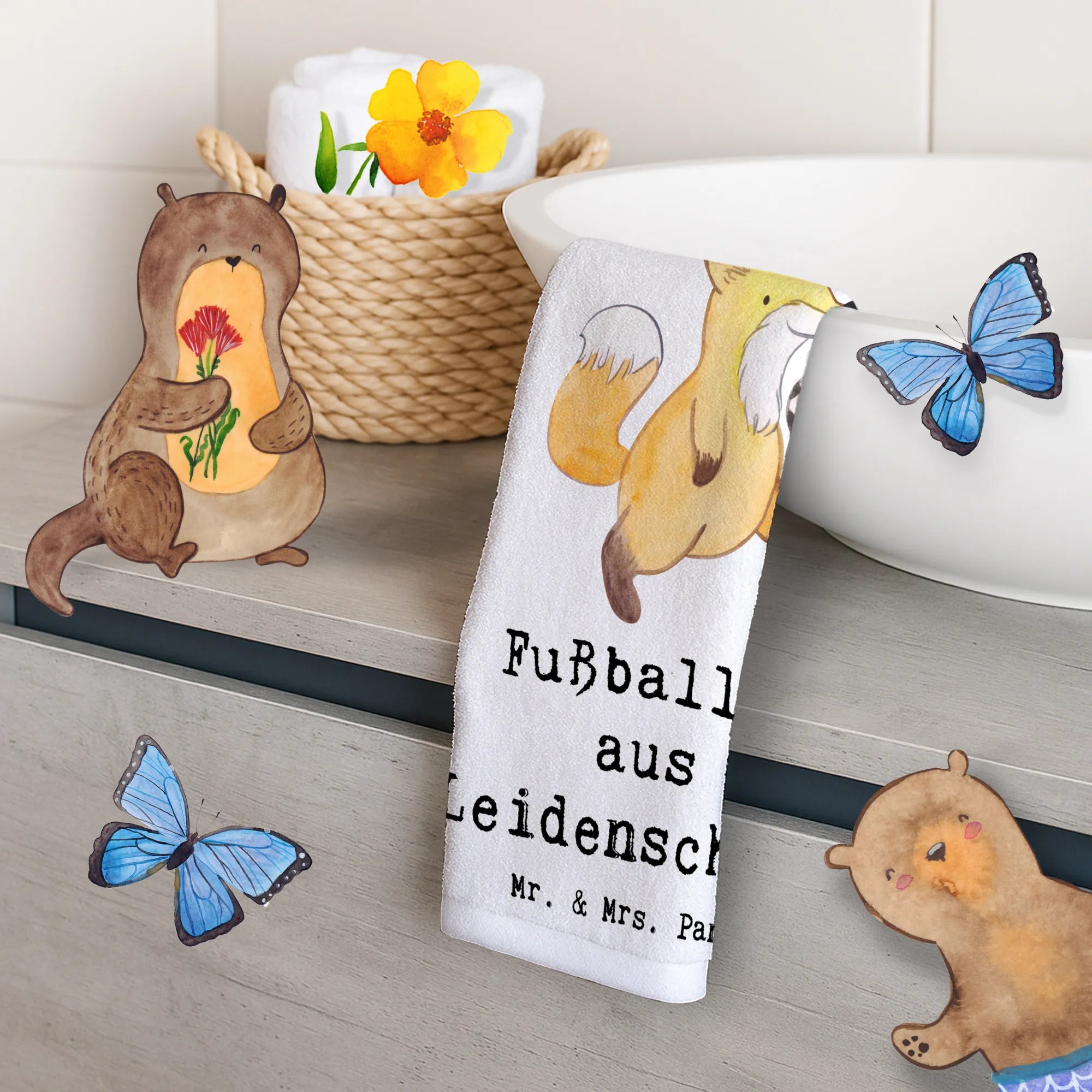 Guest towel soccer player Passion guest towels, hand towels, 50 x 30, towel, Guest towel, gift, gift idea, best, farewell gift, passing exam, anniversary, retirement, promotion, job start, sayings, funny, profession
