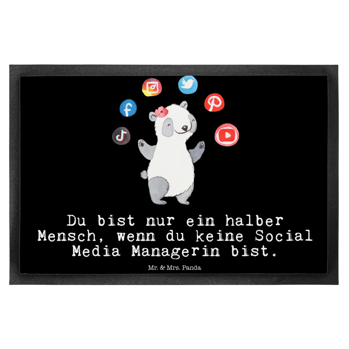 Fußmatte Social Media Managerin Herz fußmatte, flurmatte, matte haustür, Schmutzmatte, Haustürmatte, Schmutzfänger, bodenmatte, Schuhabstreifer, Gummimatte, Bodenvorleger, hausmatte, Schmutzfangmatte, Fussmatte, außenmatte, Outdoor-Matte, Fußabstreifer, Türvorleger, abstreifer, Gummi-Fußmatte, Abtretmatte, Abtreter, Eingangsmatte, Fußabtreter, Schmutzfangteppich, Eingangsteppich, teppichmatte, Vorleger, Sauberlaufmatte, Türmatte, Geschenk, Schenken, Jubiläum, Danke, Dankeschön, Beruf, Ausbildung, Abschied, Rente, Kollege, Kollegin, Arbeitskollege, Mitarbeiter, Firma
