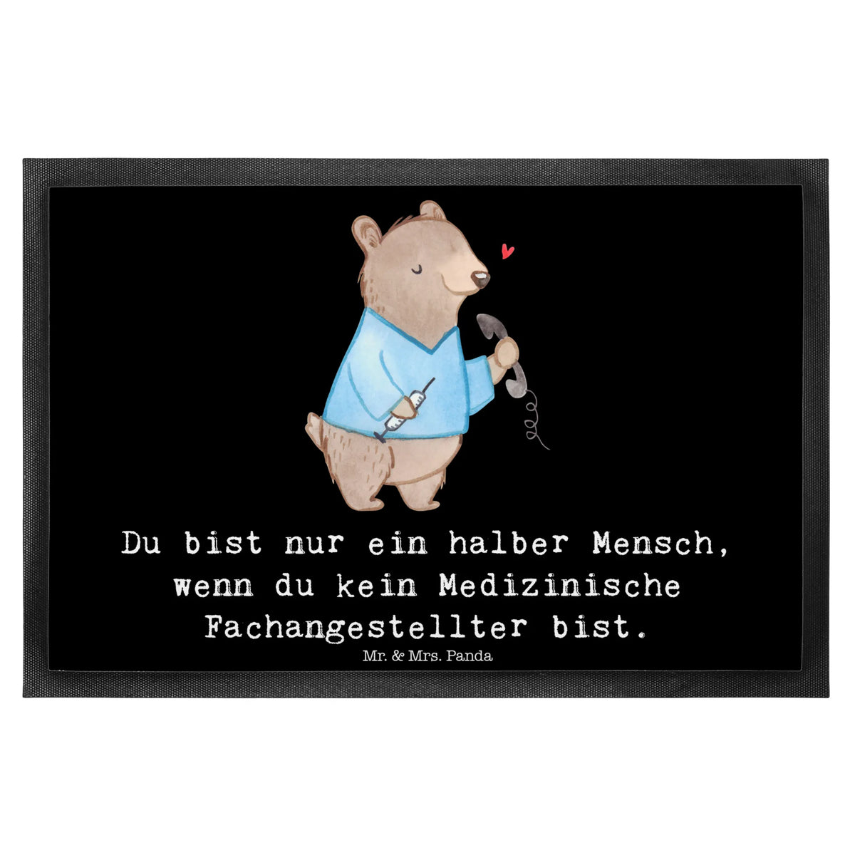 Fußmatte Medizinische Fachangestellter Herz Gummi-Fußmatte, Abtreter, Haustürmatte, flurmatte, Schmutzfangteppich, Abtretmatte, Bodenvorleger, Türmatte, fußmatte, bodenmatte, matte haustür, teppichmatte, Eingangsmatte, Gummimatte, Fußabstreifer, Eingangsteppich, außenmatte, abstreifer, Türvorleger, Outdoor-Matte, hausmatte, Schmutzfangmatte, Schmutzmatte, Schuhabstreifer, Schmutzfänger, Sauberlaufmatte, Fußabtreter, Fussmatte, Vorleger, Geschenk, Schenken, Jubiläum, Danke, Dankeschön, Beruf, Ausbildung, Abschied, Rente, Kollege, Kollegin, Arbeitskollege, Mitarbeiter, Firma, Arzthelfer, Medizinischer Fachangestellter, Sprechstundenhilfe