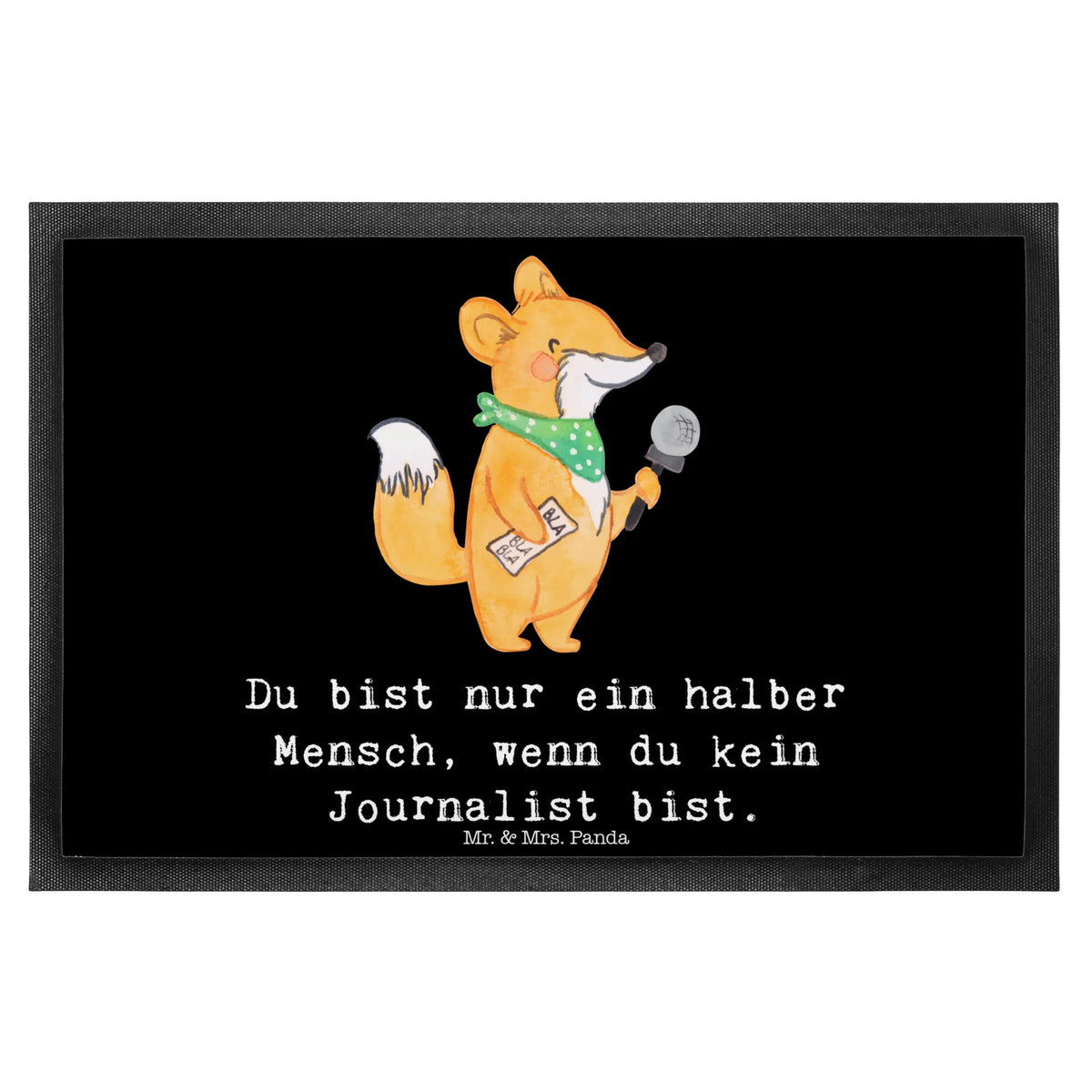 Doormat Journalist Heart gift, gift idea, best, farewell gift, passing exam, anniversary, retirement, promotion, job start, sayings, funny, profession