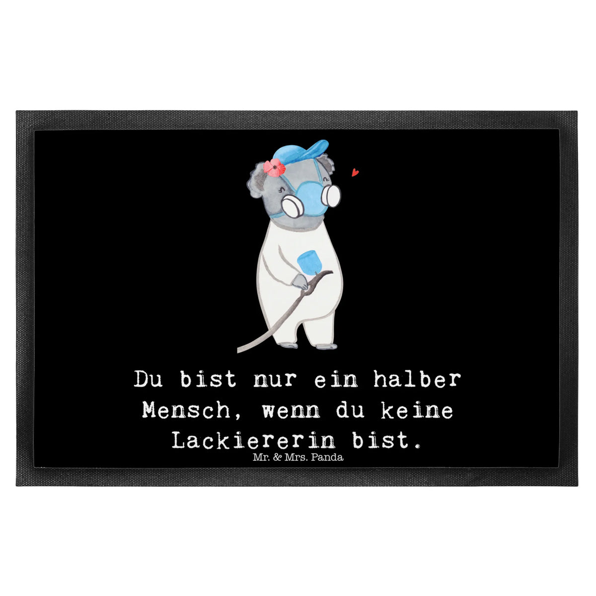 Fußmatte Lackiererin Herz Fußabstreifer, Schmutzfangmatte, Outdoor-Matte, Türvorleger, Schmutzfänger, Fussmatte, Schuhabstreifer, Schmutzmatte, Haustürmatte, teppichmatte, fußmatte, Türmatte, abstreifer, Fußabtreter, Eingangsteppich, Bodenvorleger, Vorleger, bodenmatte, matte haustür, Eingangsmatte, Sauberlaufmatte, außenmatte, Gummimatte, Gummi-Fußmatte, Abtreter, flurmatte, Abtretmatte, Schmutzfangteppich, hausmatte, Geschenk, Schenken, Jubiläum, Danke, Dankeschön, Beruf, Ausbildung, Abschied, Rente, Kollege, Kollegin, Arbeitskollege, Mitarbeiter, Firma, Lackierermeisterin, Gesellenprüfung, Werkstatt Lackiererin, Lackiererin
