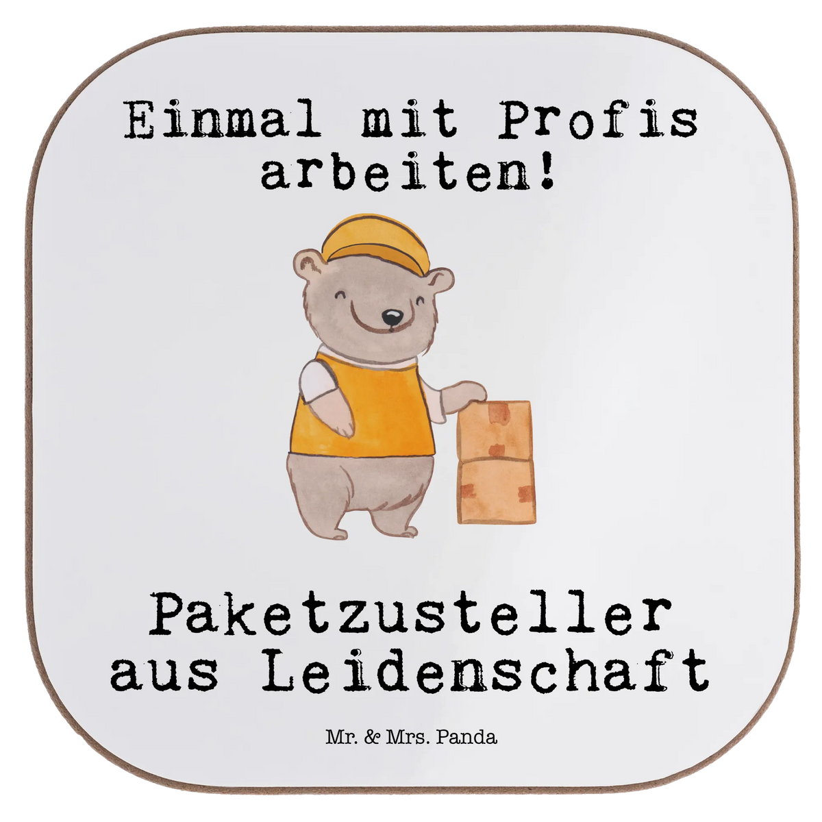 Untersetzer Paketzusteller Leidenschaft