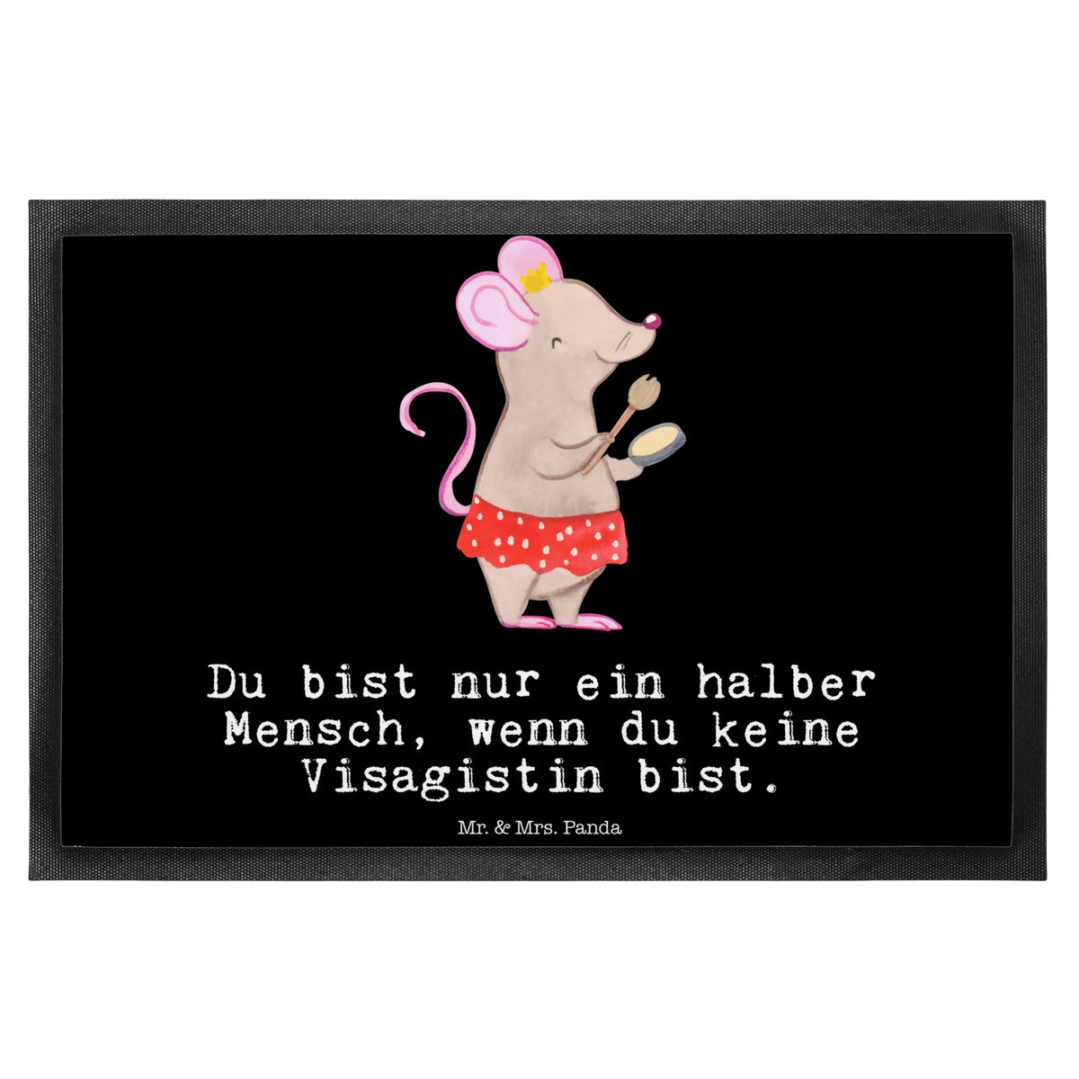 Fußmatte Visagistin Herz bodenmatte, matte haustür, Abtretmatte, Schmutzfänger, Eingangsteppich, Schmutzmatte, abstreifer, Vorleger, Schuhabstreifer, Bodenvorleger, Fussmatte, fußmatte, Schmutzfangmatte, Sauberlaufmatte, hausmatte, Schmutzfangteppich, Outdoor-Matte, Haustürmatte, flurmatte, Türmatte, Gummimatte, Fußabstreifer, Abtreter, teppichmatte, Gummi-Fußmatte, Fußabtreter, Türvorleger, außenmatte, Eingangsmatte, Geschenk, Schenken, Jubiläum, Danke, Dankeschön, Beruf, Ausbildung, Abschied, Rente, Kollege, Kollegin, Arbeitskollege, Mitarbeiter, Firma, Beauty Salon, Visagistin, Maskenbildnerin, Make Up Artist, Kosmetikerin, Kosmetikstudio, Eröffnung