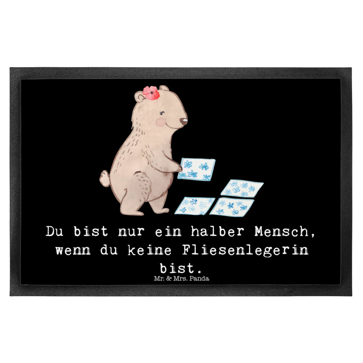Fußmatte Fliesenlegerin Herz teppichmatte, Abtreter, Schmutzfänger, Türmatte, Eingangsmatte, matte haustür, Bodenvorleger, Sauberlaufmatte, flurmatte, Fußabtreter, Vorleger, fußmatte, außenmatte, Haustürmatte, Eingangsteppich, Gummi-Fußmatte, Fussmatte, Türvorleger, Abtretmatte, bodenmatte, Schmutzmatte, Outdoor-Matte, hausmatte, Schmutzfangteppich, Schmutzfangmatte, Gummimatte, abstreifer, Fußabstreifer, Schuhabstreifer, Geschenk, Schenken, Jubiläum, Danke, Dankeschön, Beruf, Ausbildung, Abschied, Rente, Kollege, Kollegin, Arbeitskollege, Mitarbeiter, Firma, Fliesenlegerbetrieb, Fliesenlegerin, Fliesenlegermeisterin, Handwerk, Fliesenfachhandel, Gesellenprüfung