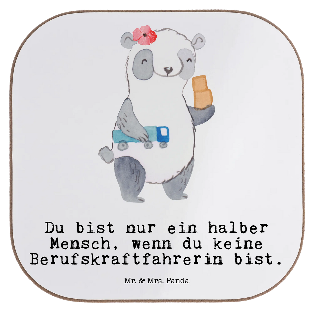 Untersetzer Berufskraftfahrerin Herz