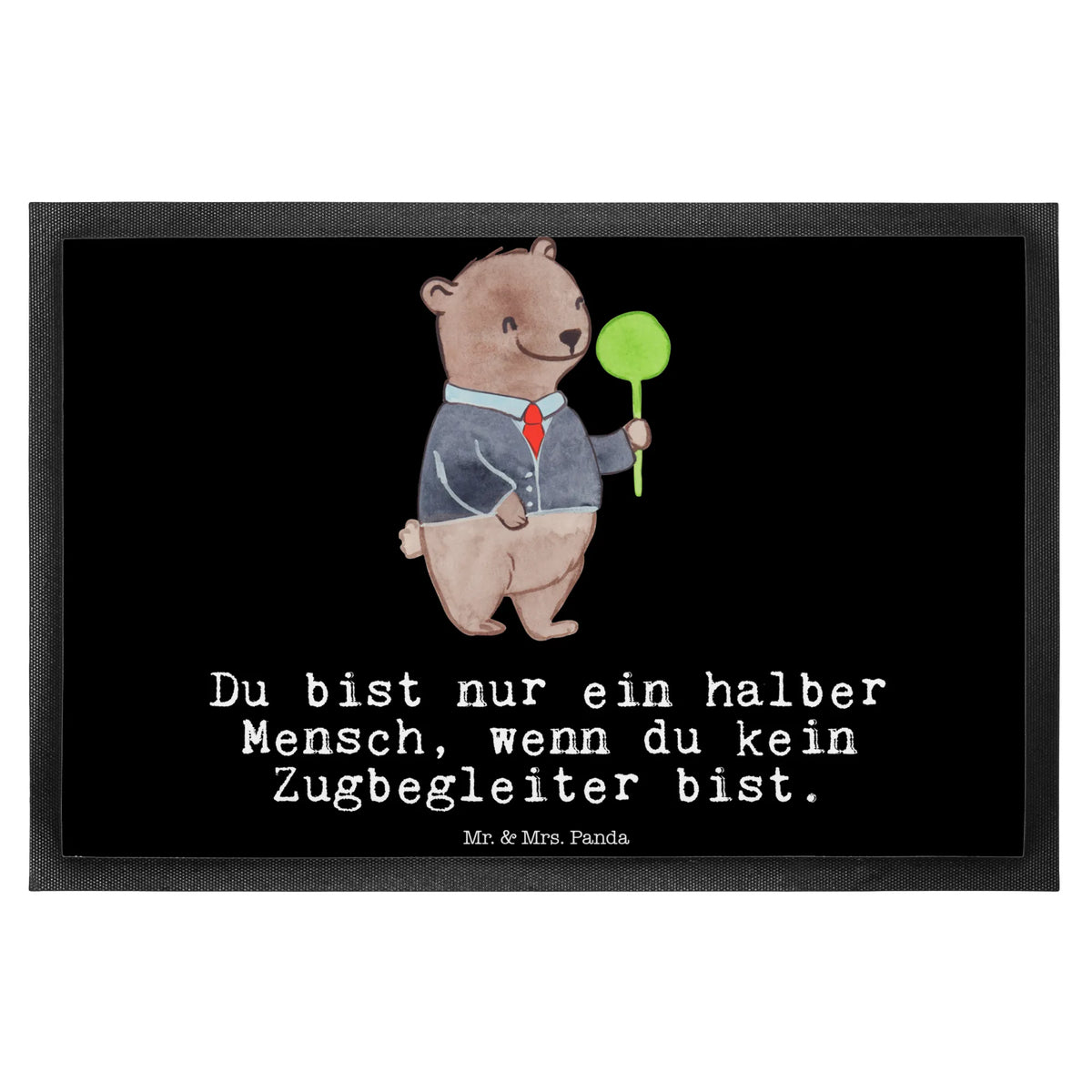 Fußmatte Zugbegleiter Herz Bodenvorleger, abstreifer, Schmutzfänger, Vorleger, Outdoor-Matte, hausmatte, Fußabtreter, Abtreter, fußmatte, Haustürmatte, Fussmatte, Türvorleger, Schmutzmatte, flurmatte, Abtretmatte, teppichmatte, Gummimatte, Eingangsmatte, Fußabstreifer, außenmatte, matte haustür, Schuhabstreifer, Gummi-Fußmatte, Schmutzfangteppich, Sauberlaufmatte, Schmutzfangmatte, Eingangsteppich, Türmatte, bodenmatte, Geschenk, Schenken, Jubiläum, Danke, Dankeschön, Beruf, Ausbildung, Abschied, Rente, Kollege, Kollegin, Arbeitskollege, Mitarbeiter, Firma