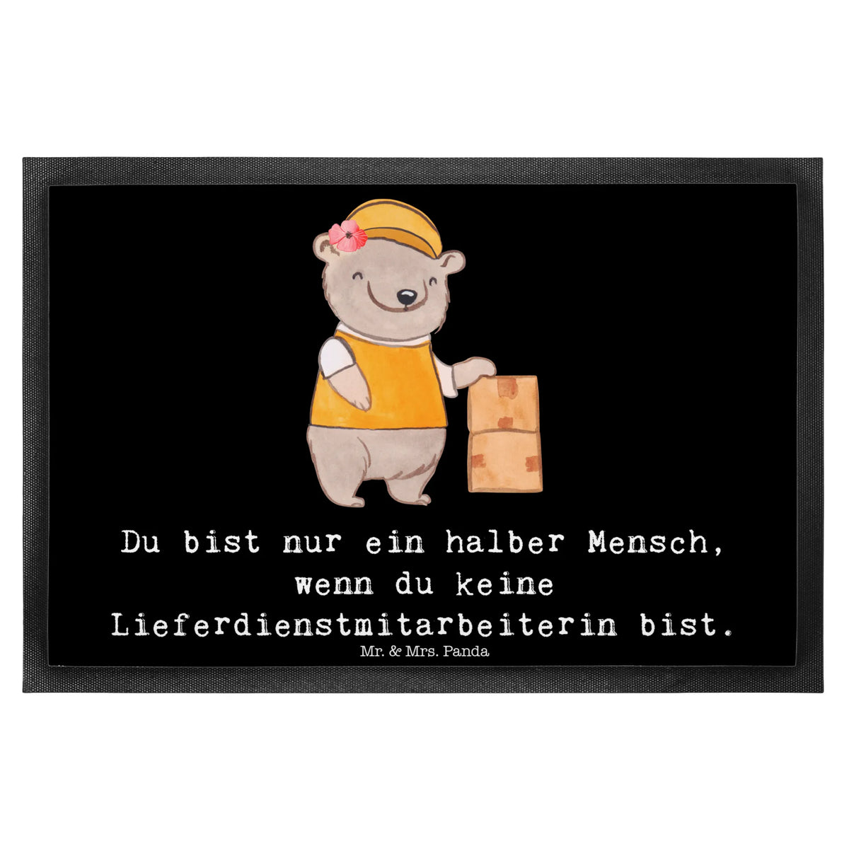 Fußmatte Lieferdienstmitarbeiterin Herz matte haustür, Vorleger, hausmatte, Fussmatte, Türmatte, Eingangsteppich, Sauberlaufmatte, abstreifer, Outdoor-Matte, Schmutzmatte, Fußabstreifer, Abtretmatte, teppichmatte, flurmatte, Eingangsmatte, Abtreter, Schmutzfangmatte, außenmatte, Haustürmatte, fußmatte, Fußabtreter, Türvorleger, bodenmatte, Gummi-Fußmatte, Gummimatte, Bodenvorleger, Schmutzfänger, Schmutzfangteppich, Schuhabstreifer, Geschenk, Schenken, Jubiläum, Danke, Dankeschön, Beruf, Ausbildung, Abschied, Rente, Kollege, Kollegin, Arbeitskollege, Mitarbeiter, Firma, Pizzabäckerin, Pizzabringdienst, Lieferdienstmitarbeiterin, Pizzabotin, Lieferbringdienst