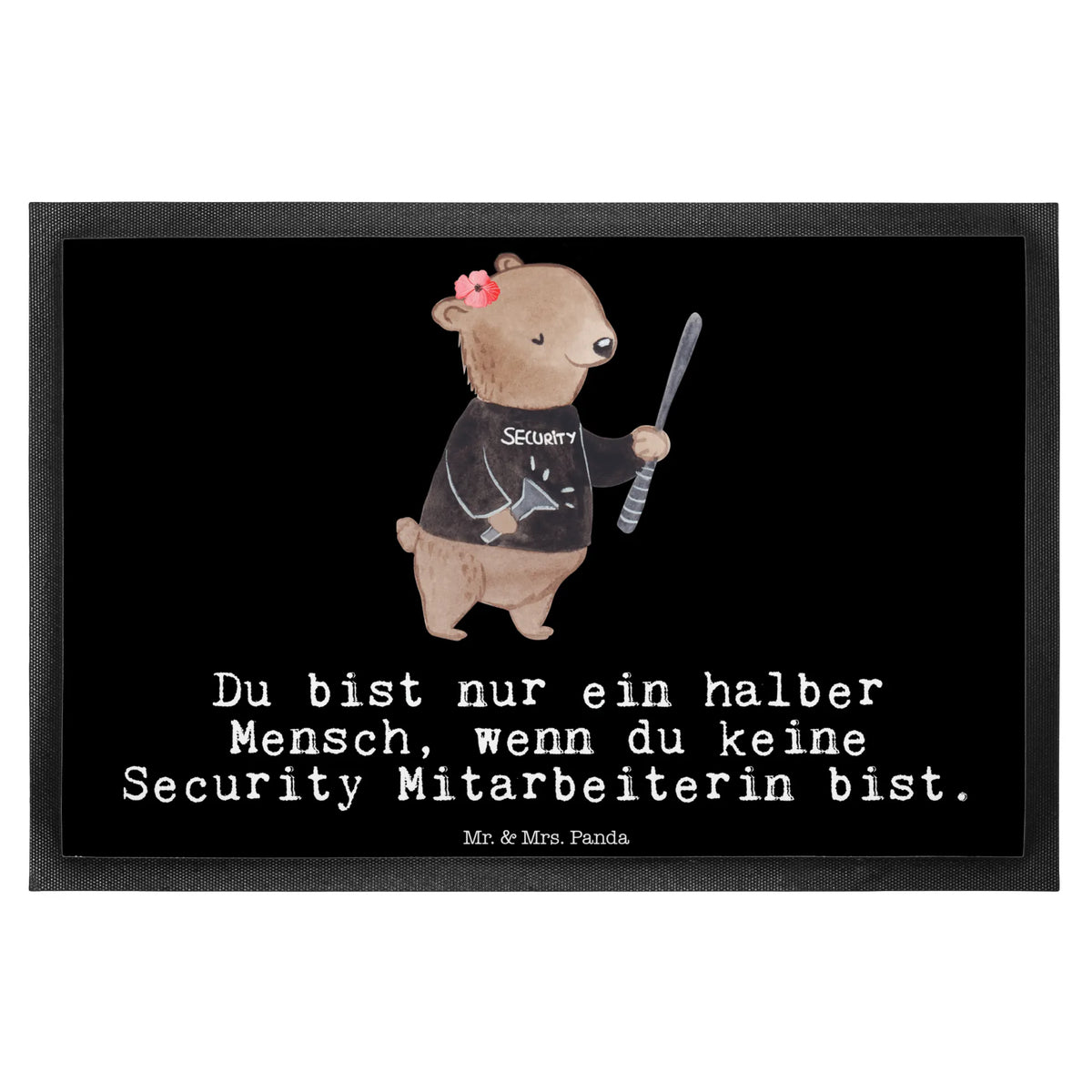 Fußmatte Security Mitarbeiterin Herz Eingangsteppich, teppichmatte, Abtretmatte, Bodenvorleger, Schmutzfangmatte, bodenmatte, abstreifer, Türmatte, Gummimatte, Sauberlaufmatte, matte haustür, Abtreter, Schmutzfänger, Haustürmatte, flurmatte, Fußabtreter, außenmatte, Outdoor-Matte, Schmutzfangteppich, Fussmatte, Fußabstreifer, Schmutzmatte, Schuhabstreifer, Gummi-Fußmatte, Eingangsmatte, Vorleger, hausmatte, fußmatte, Türvorleger, Geschenk, Schenken, Jubiläum, Danke, Dankeschön, Beruf, Ausbildung, Abschied, Rente, Kollege, Kollegin, Arbeitskollege, Mitarbeiter, Firma