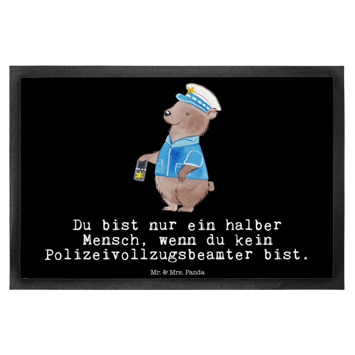 Fußmatte Polizeivollzugsbeamter Herz Fußabstreifer, Gummi-Fußmatte, Schmutzfangmatte, Schmutzfänger, Gummimatte, teppichmatte, Eingangsmatte, abstreifer, Haustürmatte, hausmatte, matte haustür, Schuhabstreifer, Abtreter, flurmatte, Eingangsteppich, Schmutzmatte, Türvorleger, Türmatte, Fussmatte, Fußabtreter, Bodenvorleger, bodenmatte, Vorleger, fußmatte, Outdoor-Matte, Schmutzfangteppich, außenmatte, Sauberlaufmatte, Abtretmatte, Geschenk, Schenken, Jubiläum, Danke, Dankeschön, Beruf, Ausbildung, Abschied, Rente, Kollege, Kollegin, Arbeitskollege, Mitarbeiter, Firma, Polizei, Polizist, Polizeivollzugsbeamter