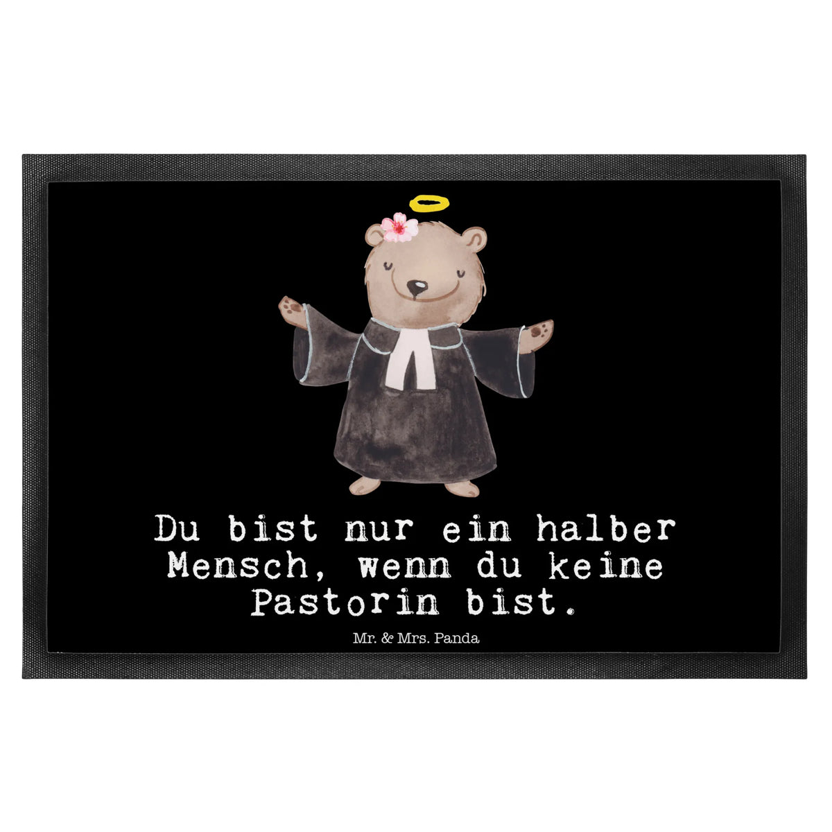 Fußmatte Pastorin Herz Outdoor-Matte, Eingangsteppich, Fußabtreter, bodenmatte, Schmutzmatte, Sauberlaufmatte, Schmutzfangmatte, Abtretmatte, Türmatte, Gummimatte, matte haustür, Haustürmatte, Schmutzfänger, Schmutzfangteppich, Vorleger, flurmatte, fußmatte, außenmatte, Gummi-Fußmatte, Abtreter, Fussmatte, teppichmatte, Türvorleger, Fußabstreifer, Bodenvorleger, abstreifer, Eingangsmatte, hausmatte, Schuhabstreifer, Geschenk, Schenken, Jubiläum, Danke, Dankeschön, Beruf, Ausbildung, Abschied, Rente, Kollege, Kollegin, Arbeitskollege, Mitarbeiter, Firma, Dienerin Gottes<br />Geistliche, Theologin, Predigerin<br />Priesterin, Kirche, Pfarrerin, Pastorin