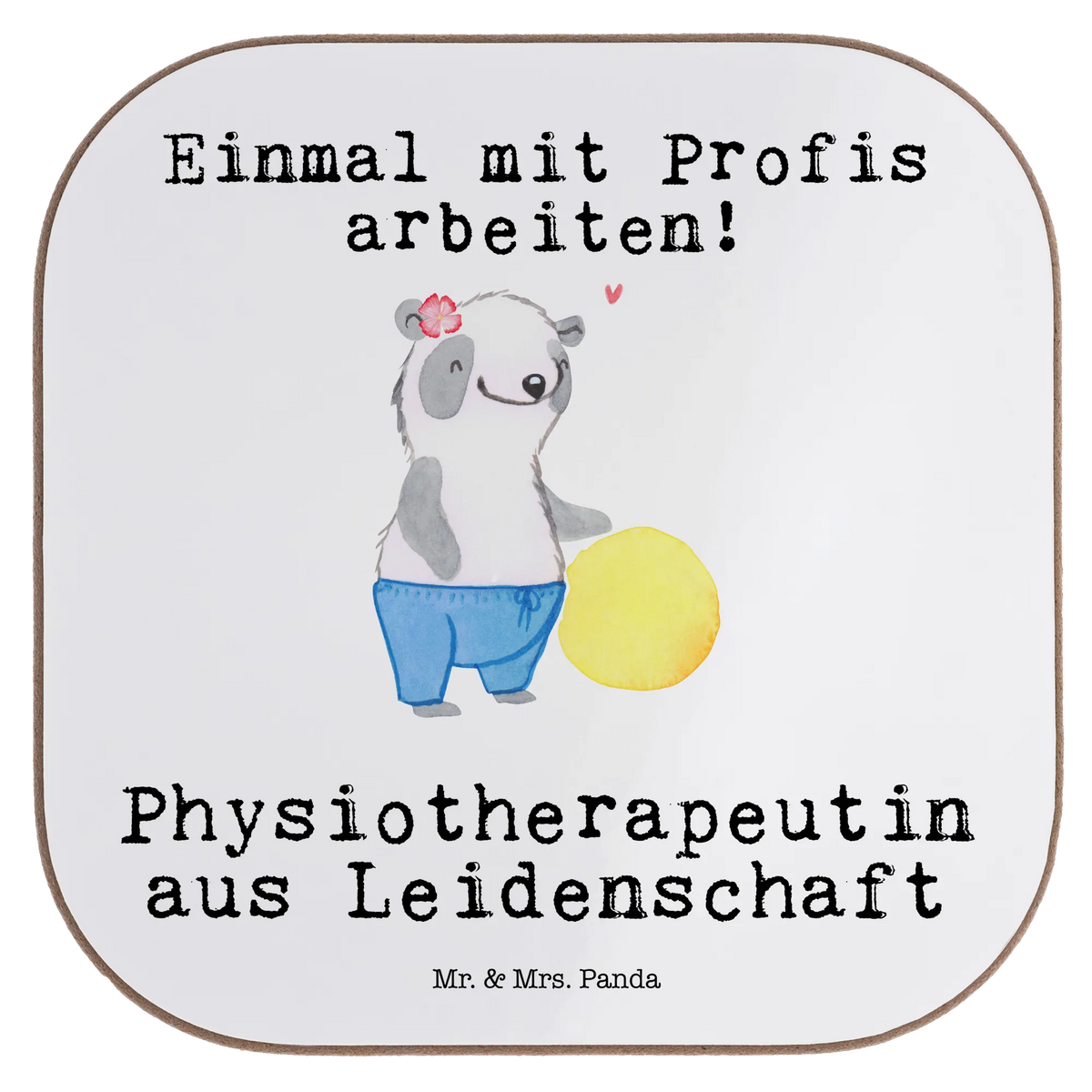 Square coaster Physiotherapist Passion breakfast, presents, gift, Coasters, gifts, party, glass coasters, gift idea, best, farewell gift, passing exam, anniversary, retirement, promotion, job start, sayings, funny, profession