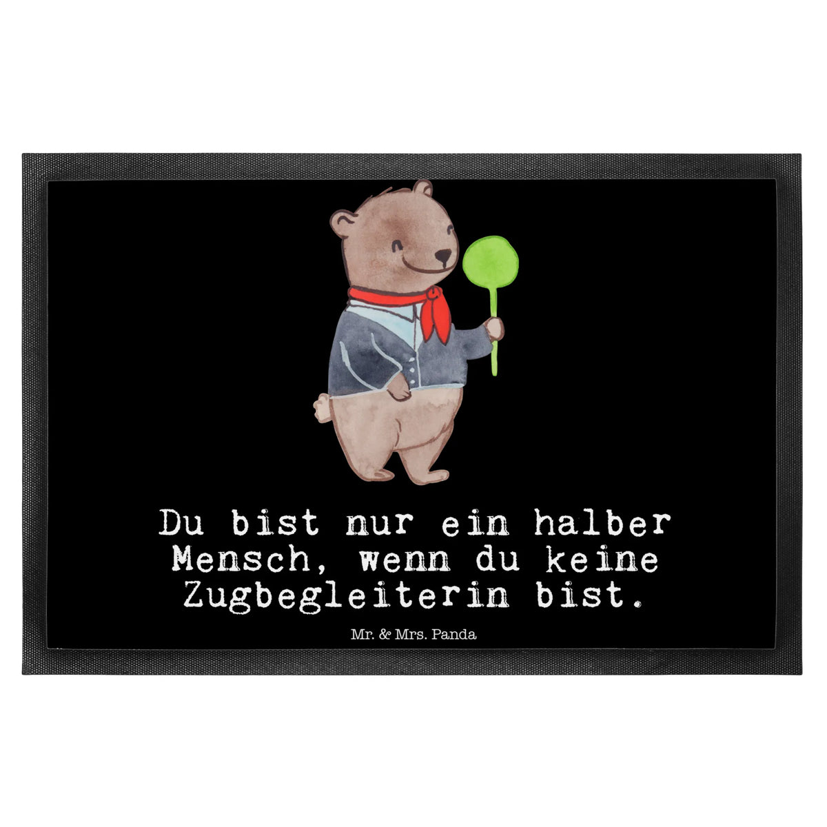 Fußmatte Zugbegleiterin Herz Schmutzfänger, Fußabstreifer, Vorleger, außenmatte, Gummimatte, Eingangsteppich, Sauberlaufmatte, abstreifer, Schmutzmatte, Türvorleger, Haustürmatte, flurmatte, Schmutzfangmatte, fußmatte, Eingangsmatte, Schuhabstreifer, bodenmatte, Bodenvorleger, Abtreter, Gummi-Fußmatte, Fussmatte, Türmatte, Fußabtreter, Abtretmatte, matte haustür, Schmutzfangteppich, hausmatte, Outdoor-Matte, teppichmatte, Geschenk, Schenken, Jubiläum, Danke, Dankeschön, Beruf, Ausbildung, Abschied, Rente, Kollege, Kollegin, Arbeitskollege, Mitarbeiter, Firma