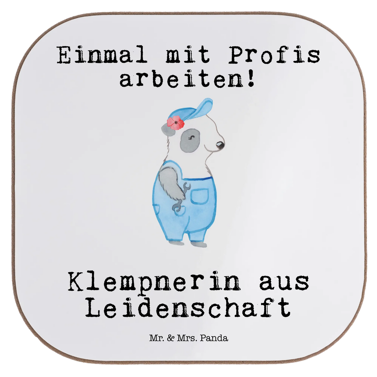 Untersetzer Klempnerin Leidenschaft