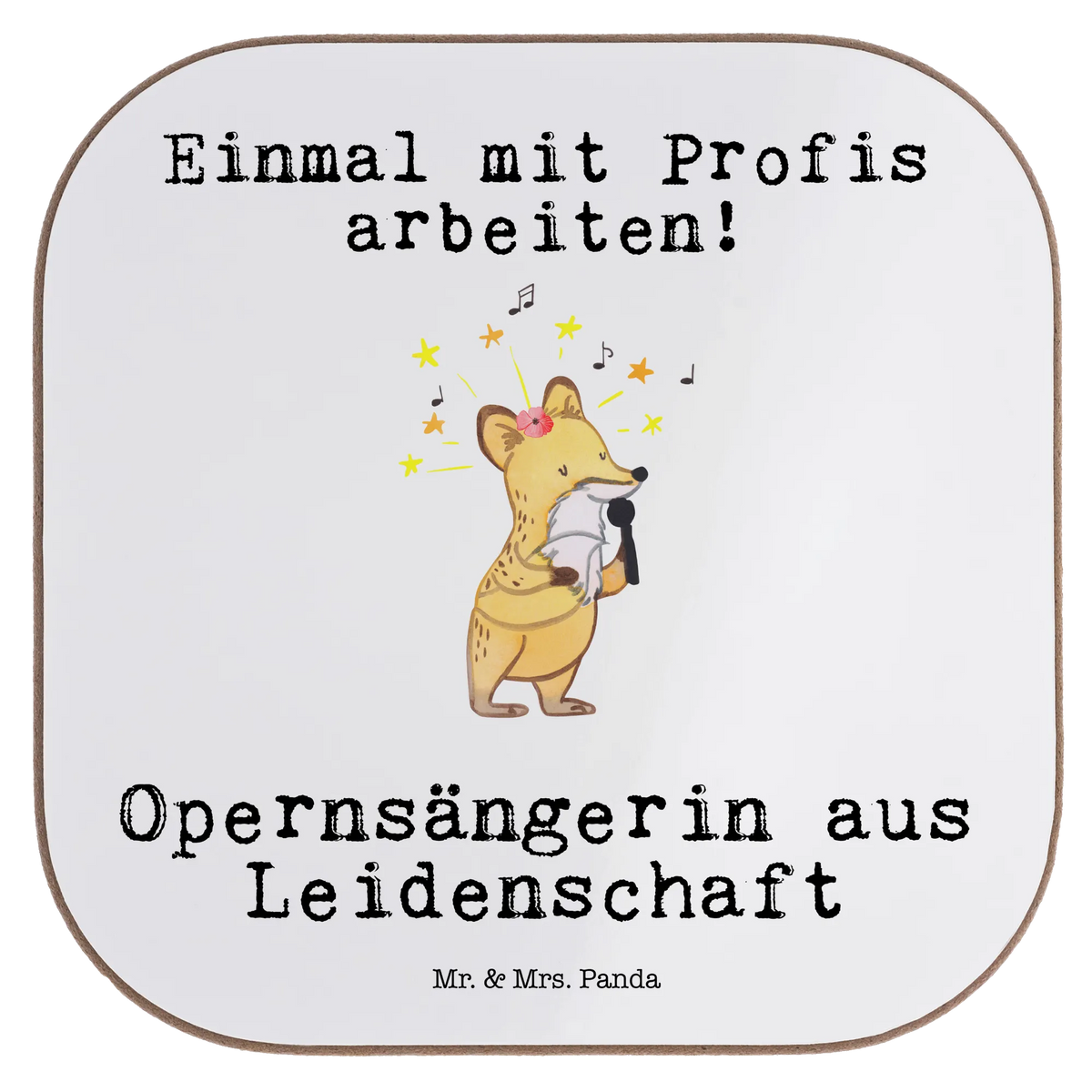 Untersetzer Opernsängerin Leidenschaft