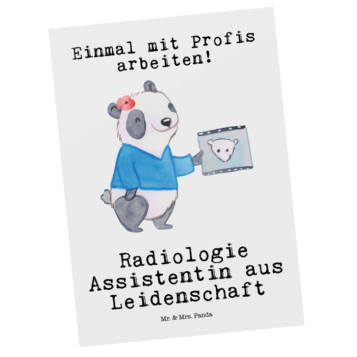Postkarte Radiologie Assistentin Leidenschaft