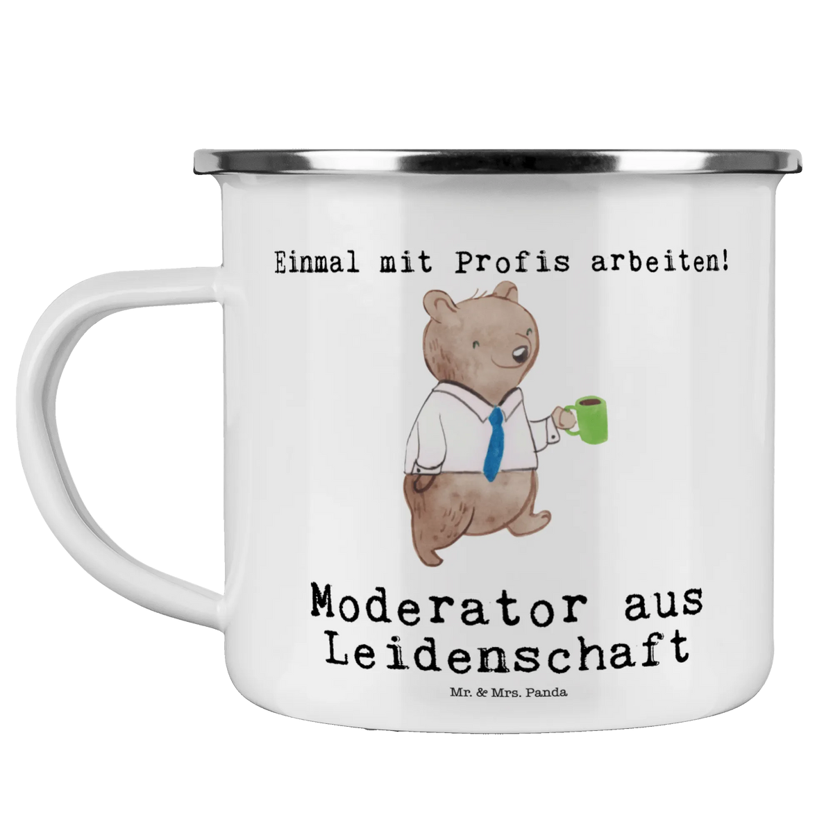 Camping Emaille Tasse Moderator Leidenschaft Motivtasse, metallbecher, Outdoor Becher, Haferl, Teebecher, Tasse Emaille, wanderbecher, Campingtasse, Blechtasse, becher emaille, Emaille Becher, Kaffeepott, Campingbecher, reisetasse, Outdoor Tasse, emaillebecher, wandertasse, outdoortasse, Teetasse, Emaille Tasse, Pott, blechbecher, Emailletasse, Reisebecher, Geschenk, Schenken, Jubiläum, Danke, Dankeschön, Beruf, Ausbildung, Abschied, Rente, Kollege, Kollegin, Arbeitskollege, Mitarbeiter, Firma
