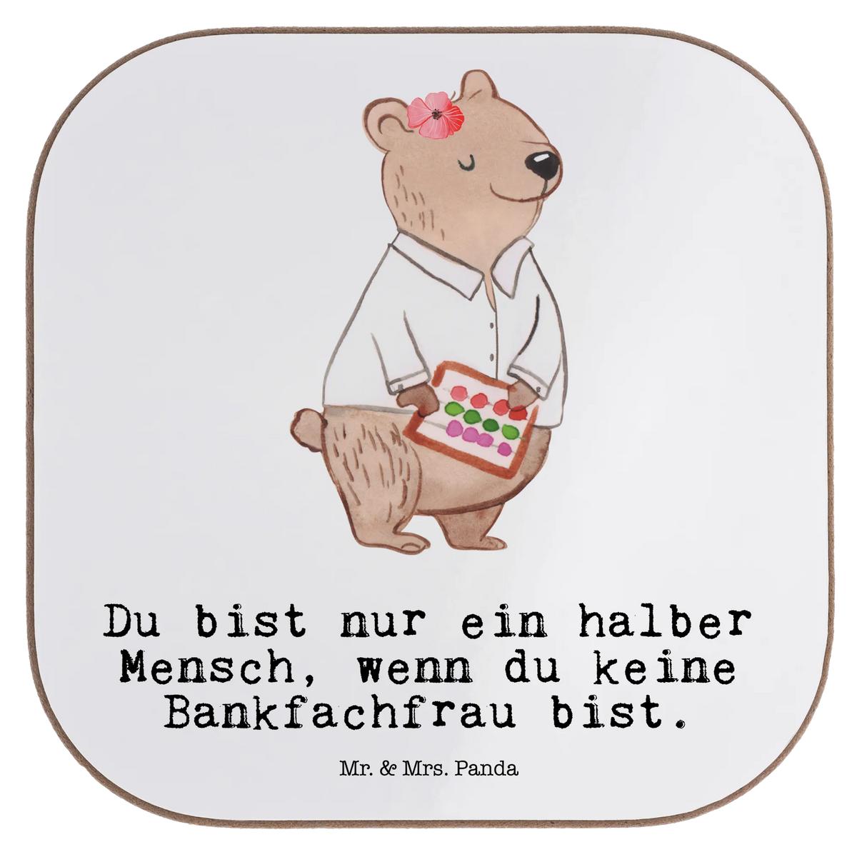 Untersetzer Bankfachfrau Herz
