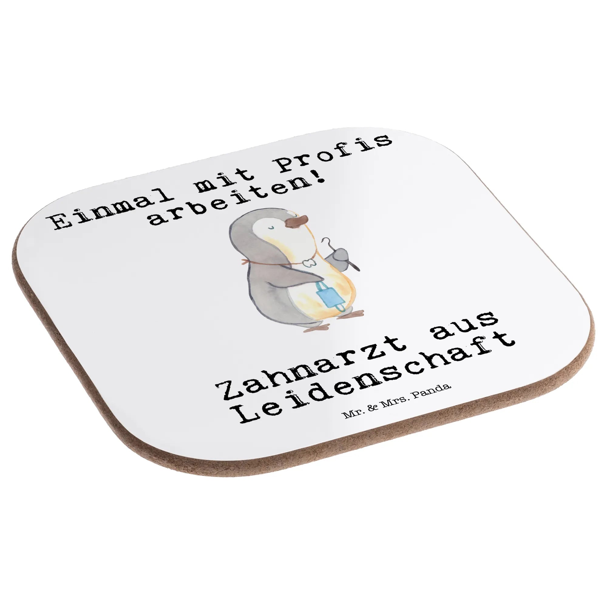 Square coaster Dentist Passion gift, sayings, gift idea, best, farewell gift, passing exam, anniversary, retirement, promotion, job start, profession