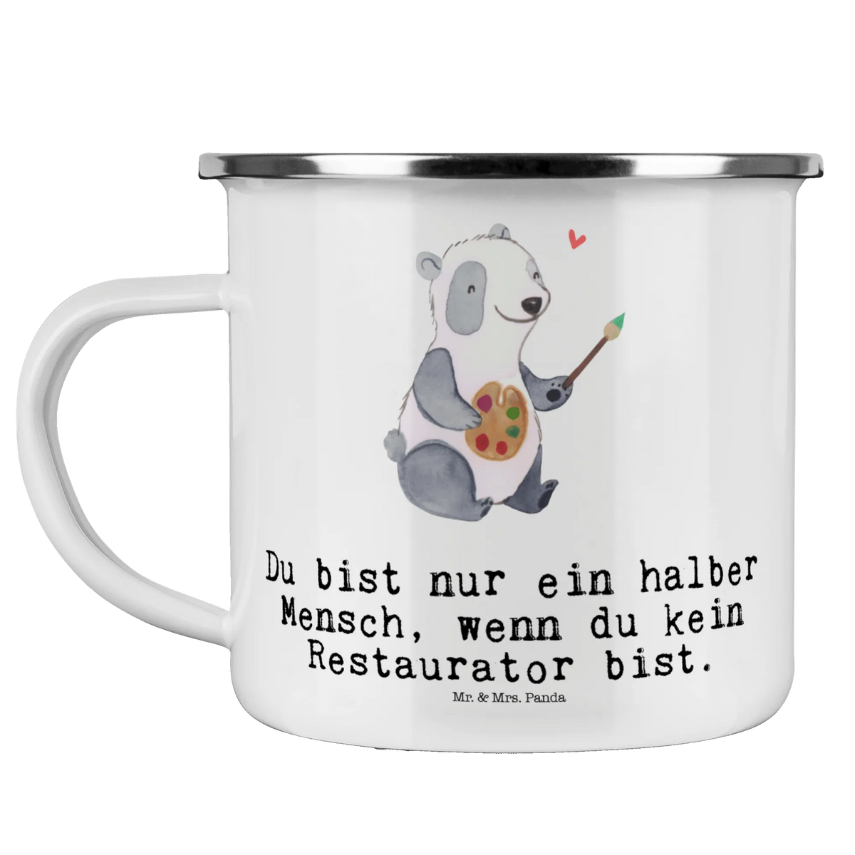 Camping Emaille Tasse Restaurator Herz Blechtasse, Pott, Campingbecher, Emaille Tasse, Reisebecher, Emaille Becher, wanderbecher, Outdoor Becher, blechbecher, Haferl, wandertasse, Emailletasse, Motivtasse, becher emaille, outdoortasse, reisetasse, Kaffeepott, Teebecher, Campingtasse, Tasse Emaille, emaillebecher, Teetasse, Outdoor Tasse, metallbecher, Geschenk, Schenken, Jubiläum, Danke, Dankeschön, Beruf, Ausbildung, Abschied, Rente, Kollege, Kollegin, Arbeitskollege, Mitarbeiter, Firma
