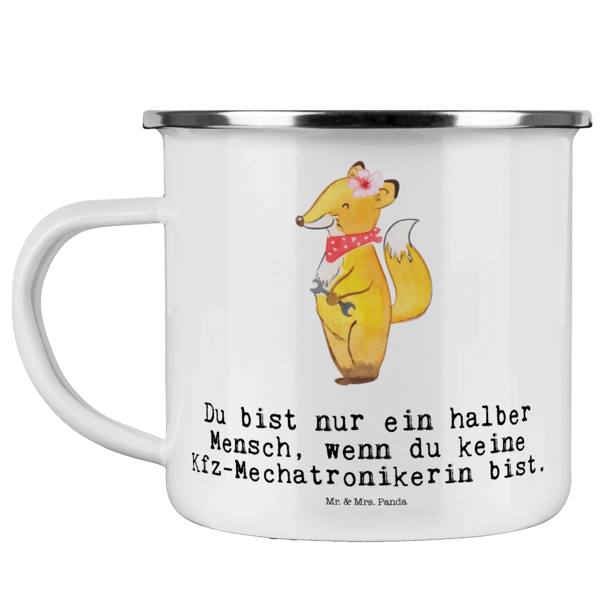 Camping Emaille Tasse Kfz-Mechatronikerin Herz Campingtasse, Emailletasse, blechbecher, Emaille Becher, metallbecher, Blechtasse, Motivtasse, Emaille Tasse, outdoortasse, Kaffeepott, becher emaille, Campingbecher, emaillebecher, reisetasse, Reisebecher, Outdoor Tasse, Teebecher, wandertasse, Tasse Emaille, Teetasse, Pott, Outdoor Becher, wanderbecher, Haferl, Geschenk, Schenken, Jubiläum, Danke, Dankeschön, Beruf, Ausbildung, Abschied, Rente, Kollege, Kollegin, Arbeitskollege, Mitarbeiter, Firma, Gesellenprüfung, Kraftfahrzeugmechanikerin, Kfz-Mechatronikerin, Meisterin