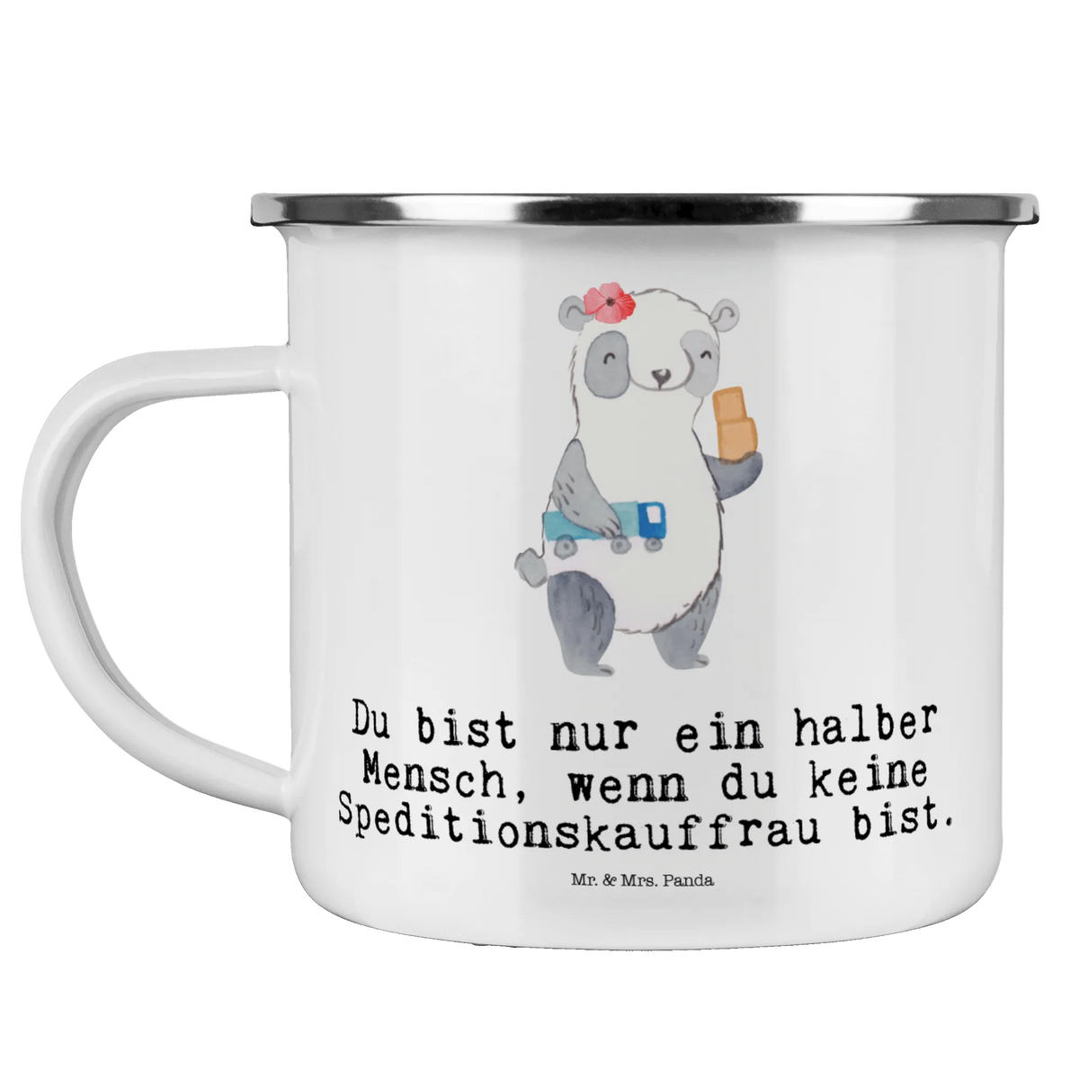 Camping Emaille Tasse Speditionskauffrau Herz wanderbecher, Pott, Motivtasse, Campingbecher, Emaille Becher, Tasse Emaille, Outdoor Tasse, wandertasse, Campingtasse, Reisebecher, Teetasse, Teebecher, Blechtasse, Emailletasse, Outdoor Becher, emaillebecher, metallbecher, blechbecher, becher emaille, reisetasse, outdoortasse, Haferl, Kaffeepott, Emaille Tasse, Geschenk, Schenken, Jubiläum, Danke, Dankeschön, Beruf, Ausbildung, Abschied, Rente, Kollege, Kollegin, Arbeitskollege, Mitarbeiter, Firma