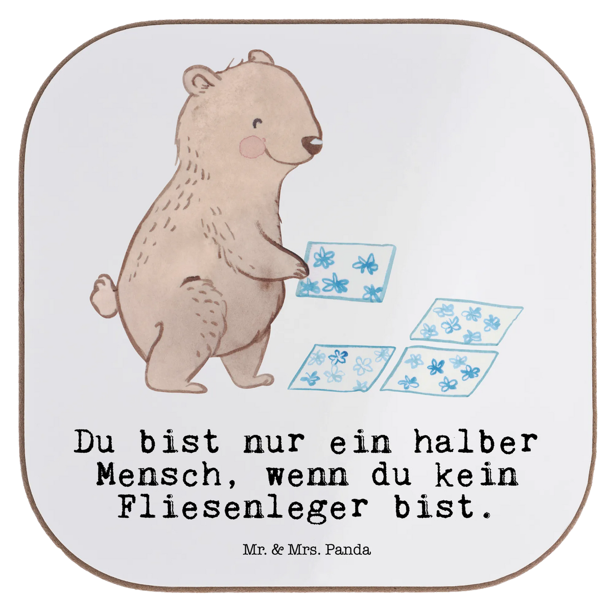 Untersetzer Fliesenleger Herz