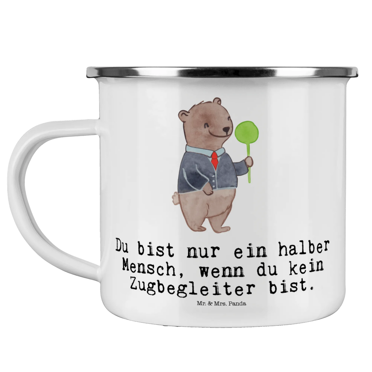 Camping Emaille Tasse Zugbegleiter Herz blechbecher, Teetasse, outdoortasse, Tasse Emaille, Blechtasse, becher emaille, Kaffeepott, Emaille Tasse, Emaille Becher, Campingtasse, Pott, Outdoor Tasse, emaillebecher, Campingbecher, reisetasse, wandertasse, wanderbecher, Reisebecher, Emailletasse, Outdoor Becher, Haferl, metallbecher, Motivtasse, Teebecher, Geschenk, Schenken, Jubiläum, Danke, Dankeschön, Beruf, Ausbildung, Abschied, Rente, Kollege, Kollegin, Arbeitskollege, Mitarbeiter, Firma