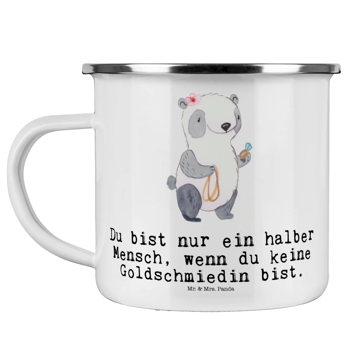 Camping Emaille Tasse Goldschmiedin Herz reisetasse, emaillebecher, blechbecher, Teebecher, Outdoor Tasse, metallbecher, Campingtasse, Haferl, Tasse Emaille, Emaille Tasse, wandertasse, wanderbecher, Emaille Becher, Emailletasse, Outdoor Becher, Motivtasse, Kaffeepott, Campingbecher, outdoortasse, Pott, Teetasse, becher emaille, Reisebecher, Blechtasse, Geschenk, Schenken, Jubiläum, Danke, Dankeschön, Beruf, Ausbildung, Abschied, Rente, Kollege, Kollegin, Arbeitskollege, Mitarbeiter, Firma, Goldschmiedin, Juwelierin, Schmuckwarenhändlerin, Schmiedin, Eröffnung, Schmuckgeschäft