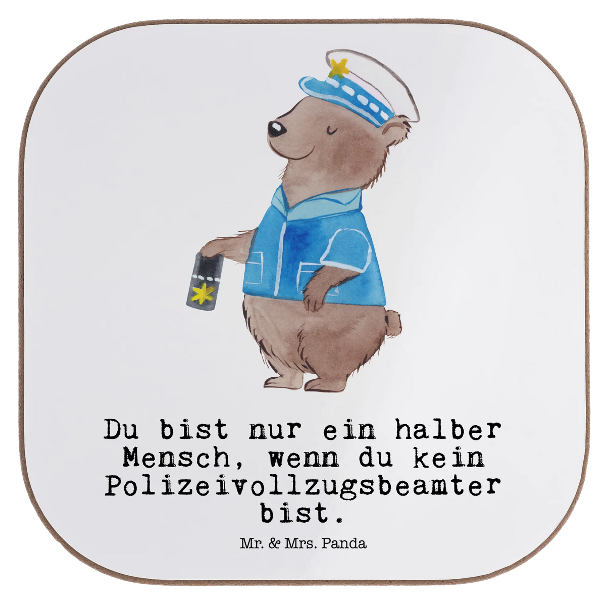 Untersetzer Polizeivollzugsbeamter Herz