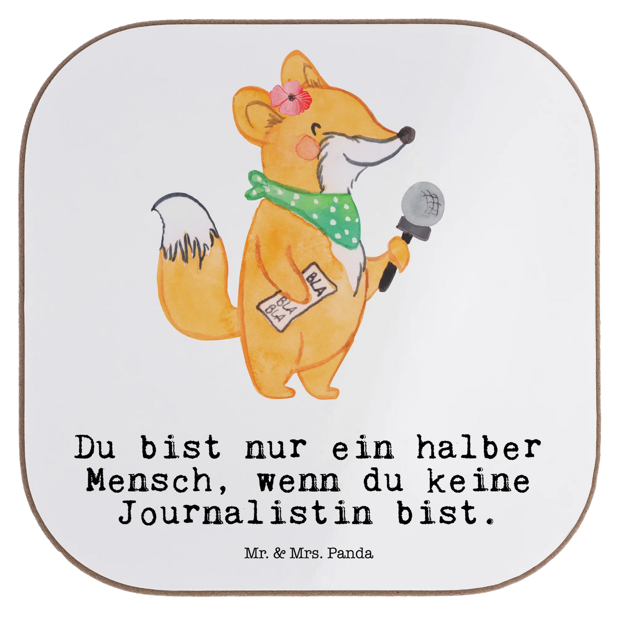 Untersetzer Journalistin Herz