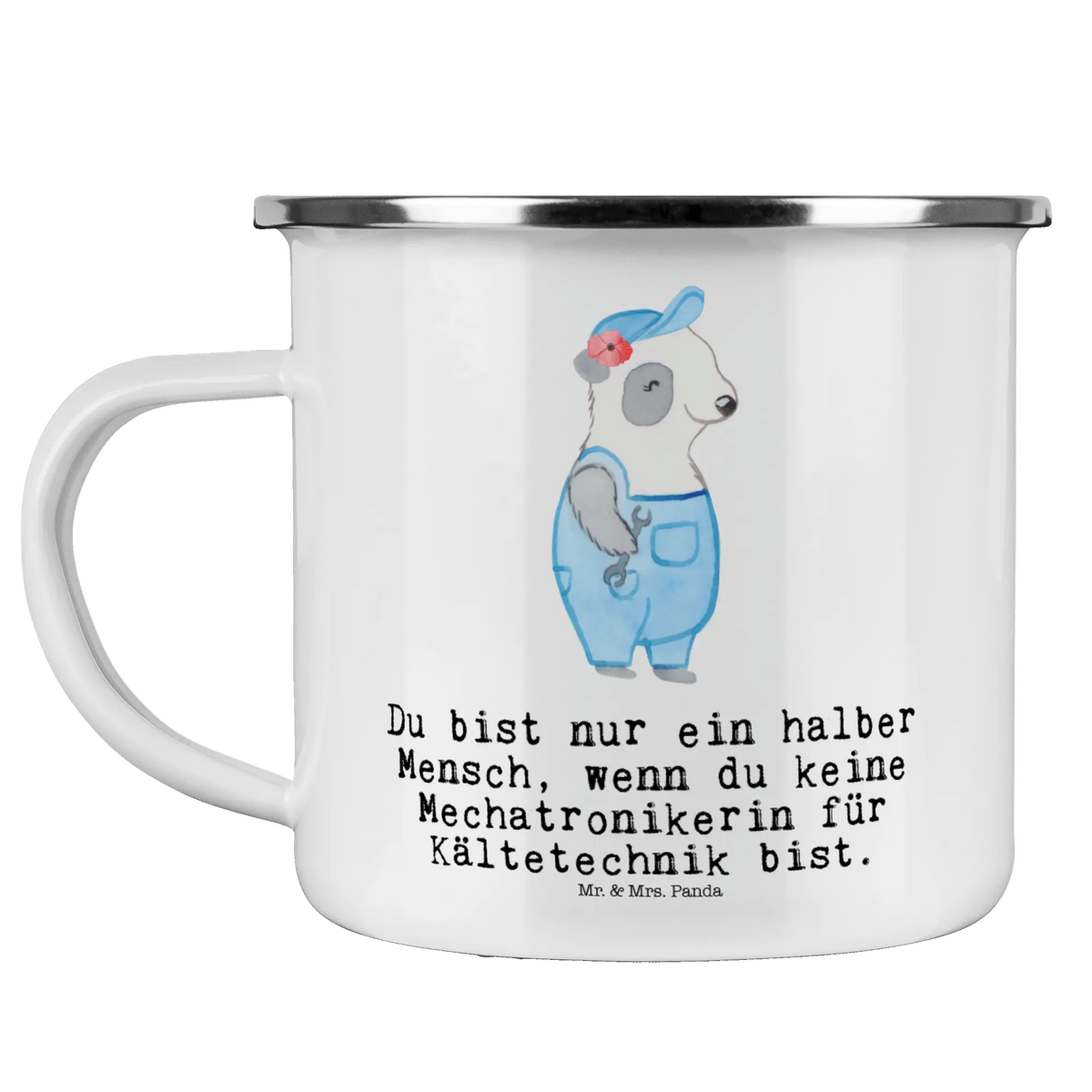 Camping Emaille Tasse Mechatronikerin für Kältetechnik Herz metallbecher, Teetasse, outdoortasse, blechbecher, becher emaille, Emaille Tasse, Blechtasse, Pott, Outdoor Tasse, wanderbecher, Haferl, Teebecher, reisetasse, wandertasse, Campingtasse, Emailletasse, Outdoor Becher, Tasse Emaille, Campingbecher, Kaffeepott, emaillebecher, Emaille Becher, Reisebecher, Motivtasse, Geschenk, Schenken, Jubiläum, Danke, Dankeschön, Beruf, Ausbildung, Abschied, Rente, Kollege, Kollegin, Arbeitskollege, Mitarbeiter, Firma, Gesellenprüfung, Mechatronikerin für Kältetechnik