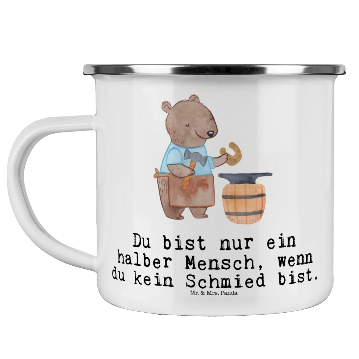 Camping Emaille Tasse Schmied Herz Tasse Emaille, wandertasse, Teetasse, metallbecher, becher emaille, wanderbecher, Campingtasse, Campingbecher, reisetasse, Emailletasse, Kaffeepott, Emaille Becher, Emaille Tasse, Outdoor Becher, Motivtasse, Haferl, Teebecher, Outdoor Tasse, Reisebecher, Blechtasse, outdoortasse, emaillebecher, Pott, blechbecher, Geschenk, Schenken, Jubiläum, Danke, Dankeschön, Beruf, Ausbildung, Abschied, Rente, Kollege, Kollegin, Arbeitskollege, Mitarbeiter, Firma