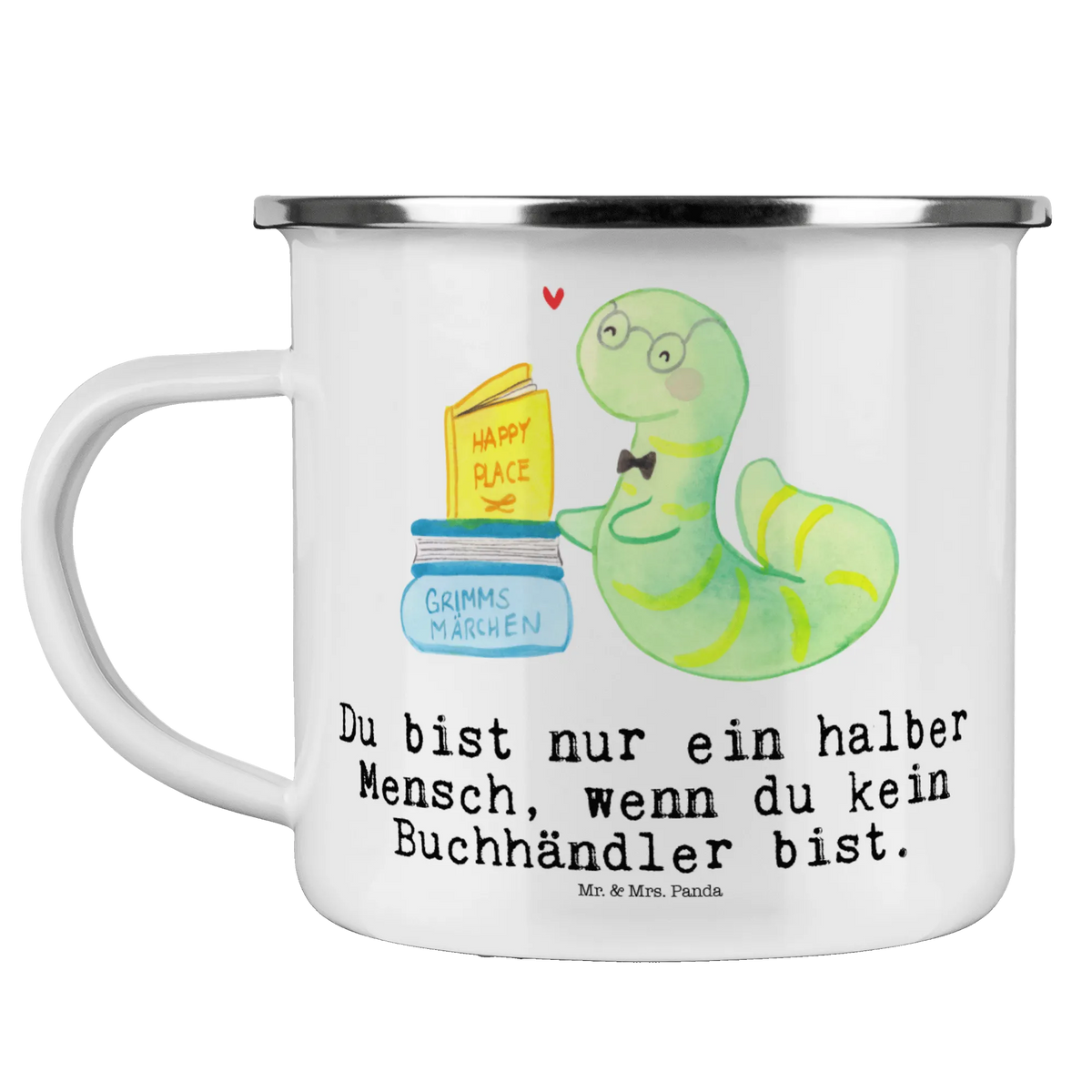 Camping Emaille Tasse Buchhändler Herz metallbecher, Emaille Becher, Kaffeepott, Outdoor Tasse, Blechtasse, Motivtasse, emaillebecher, wanderbecher, wandertasse, reisetasse, Reisebecher, Tasse Emaille, Teetasse, blechbecher, Outdoor Becher, Pott, Campingbecher, becher emaille, Haferl, outdoortasse, Emaille Tasse, Campingtasse, Emailletasse, Teebecher, Geschenk, Schenken, Jubiläum, Danke, Dankeschön, Beruf, Ausbildung, Abschied, Rente, Kollege, Kollegin, Arbeitskollege, Mitarbeiter, Firma, Buchverkäufer, Buchhändler, Buchhandlung, Bücherwurm, Bibliothekar