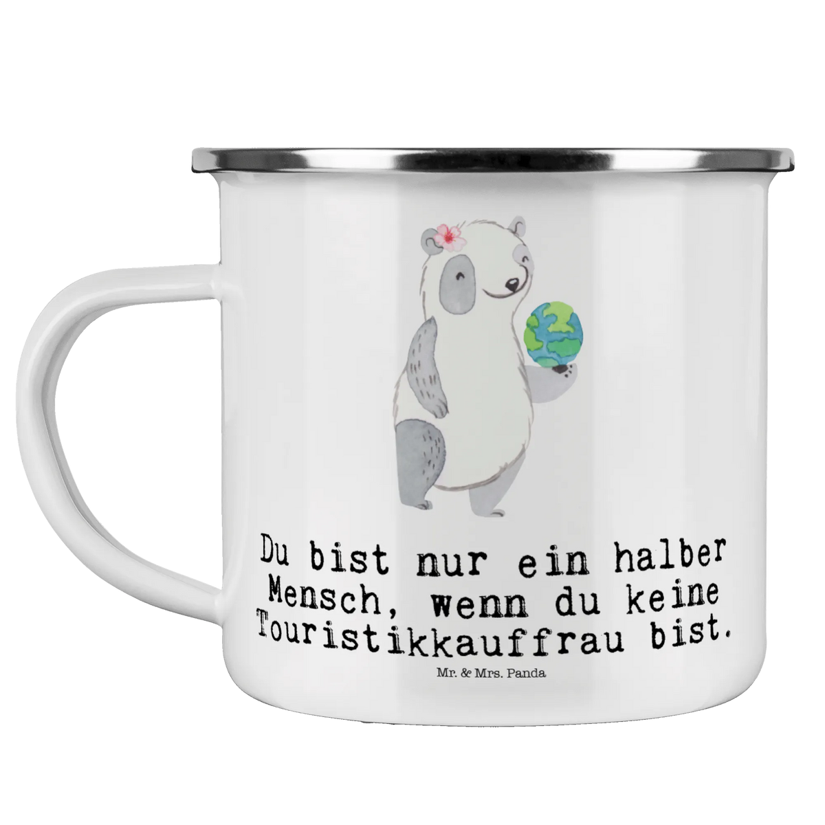 Camping Emaille Tasse Touristikkauffrau Herz Outdoor Tasse, becher emaille, Pott, emaillebecher, Outdoor Becher, Campingbecher, blechbecher, reisetasse, Emailletasse, outdoortasse, Haferl, Emaille Tasse, wanderbecher, metallbecher, wandertasse, Emaille Becher, Kaffeepott, Reisebecher, Blechtasse, Motivtasse, Teetasse, Campingtasse, Teebecher, Tasse Emaille, Geschenk, Schenken, Jubiläum, Danke, Dankeschön, Beruf, Ausbildung, Abschied, Rente, Kollege, Kollegin, Arbeitskollege, Mitarbeiter, Firma