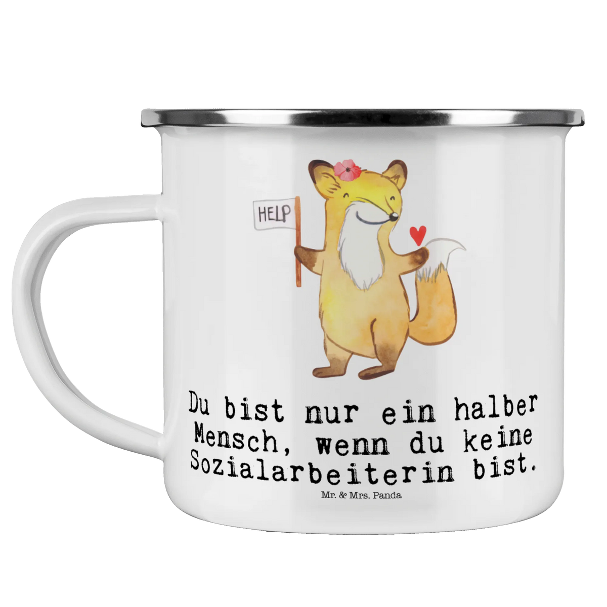 Camping Emaille Tasse Sozialarbeiterin Herz Blechtasse, Tasse Emaille, reisetasse, outdoortasse, Emaille Tasse, Campingbecher, Emaille Becher, emaillebecher, blechbecher, Teetasse, Emailletasse, wandertasse, Outdoor Becher, becher emaille, wanderbecher, Motivtasse, Kaffeepott, Reisebecher, Teebecher, metallbecher, Haferl, Pott, Campingtasse, Outdoor Tasse, Geschenk, Schenken, Jubiläum, Danke, Dankeschön, Beruf, Ausbildung, Abschied, Rente, Kollege, Kollegin, Arbeitskollege, Mitarbeiter, Firma