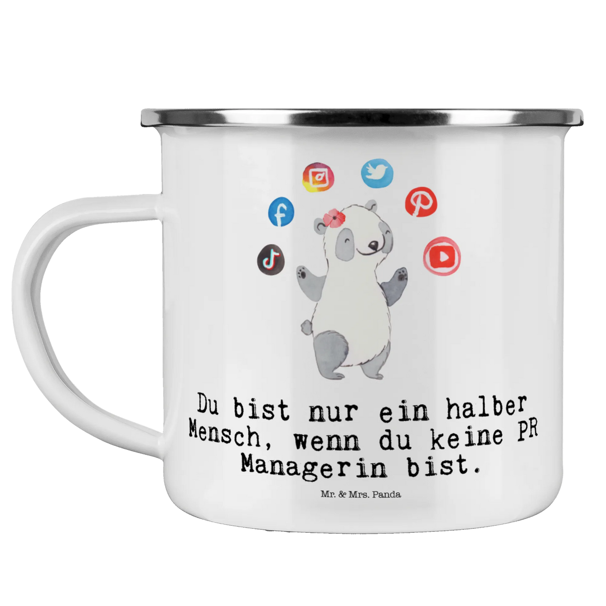 Enamel camping mug PR Manager Heart metal cup, backpacking mug, camper mug, enamel camping cup, travel mug, camping mug, enamel mug, camping metal cup, stainless steel drinking cup, enamel drinking mug, metal camping mug, hiking mug, lightweight camping mug, campfire mug, camp coffee mug, tin coffee cup, adventure mug, bushcraft mug, steel mug for camping, outdoor cup, gift, gift idea, best, farewell gift, passing exam, anniversary, retirement, promotion, job start, sayings, funny, profession