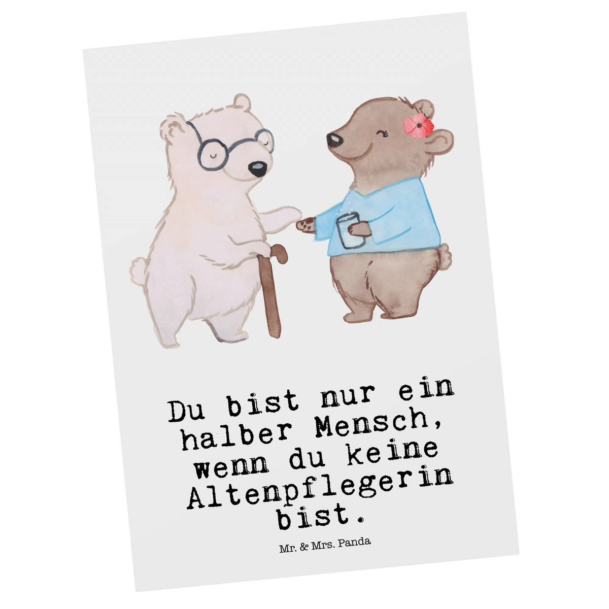 Postkarte Altenpflegerin Herz Designkarte, Fotokarte, einzelkarte, Postkarte, kunstkarte, Kunstkarten, Postkarten, spruchkarte, Ansichtskarte, Motivkarte, Ansichtskarten, Grußkarte, bildkarte, Schenken, Geschenk, Danke, Dankeschön, Jubiläum, Beruf, Ausbildung, Abschied, Rente, Kollege, Kollegin, Arbeitskollege, Mitarbeiter, Firma, Altenheim Eröffnung, Pflegerin, Altenpflegerin