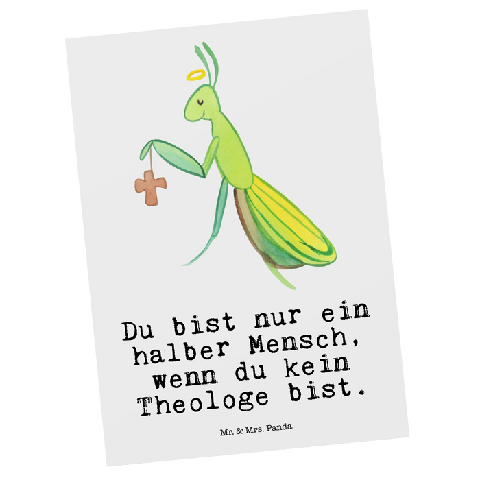 Postkarte Theologe Herz