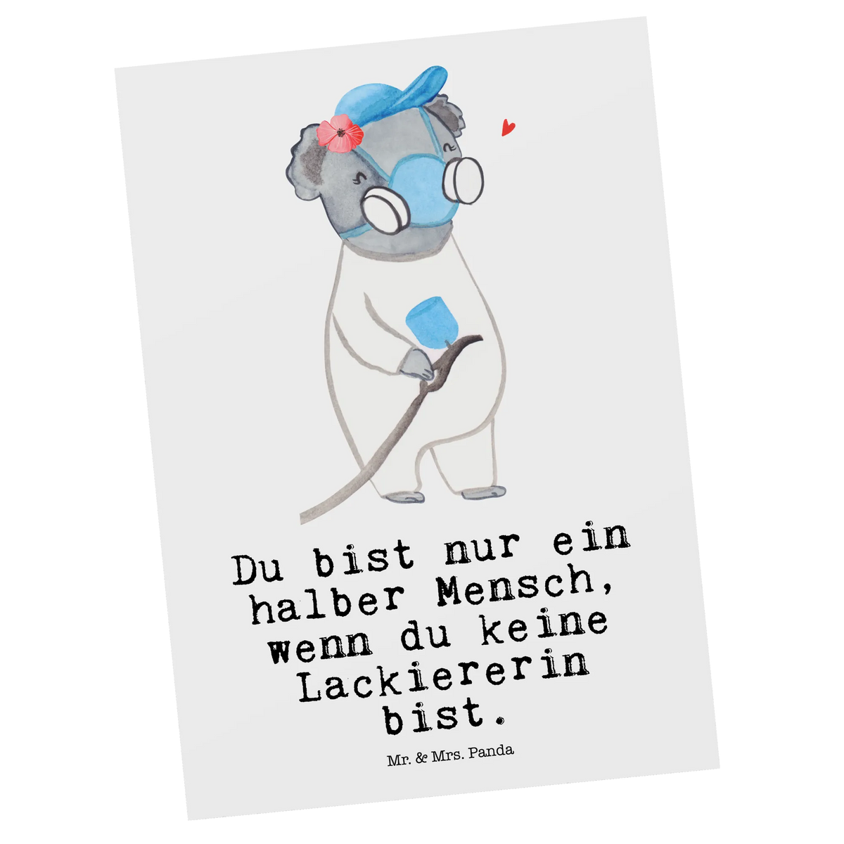 Postkarte Lackiererin Herz Designkarte, Postkarte, Grußkarte, Ansichtskarten, spruchkarte, Motivkarte, Fotokarte, Ansichtskarte, kunstkarte, einzelkarte, Kunstkarten, bildkarte, Postkarten, Abschied, Jubiläum, Rente, Kollege, Geschenk, Kollegin, Arbeitskollege, Mitarbeiter, Firma, Danke, Dankeschön, Schenken, Beruf, Ausbildung, Gesellenprüfung, Lackierermeisterin, Lackiererin, Werkstatt Lackiererin