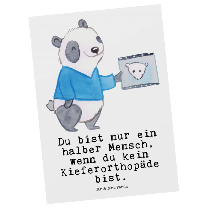 Postkarte Kieferorthopäde Herz