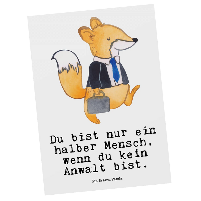 Postkarte Anwalt Herz