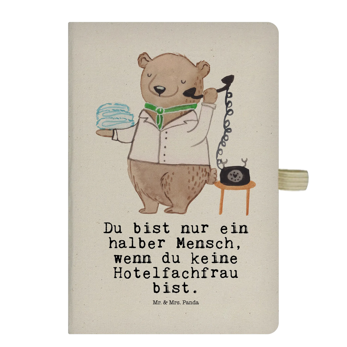 Cotton notebook Hotel professional Heart gift, sayings, gift idea, best, farewell gift, passing exam, anniversary, retirement, promotion, job start, profession