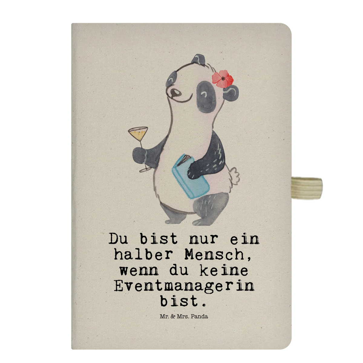 Cotton notebook Event Manager Heart gift, sayings, gift idea, best, farewell gift, passing exam, anniversary, retirement, promotion, job start, profession