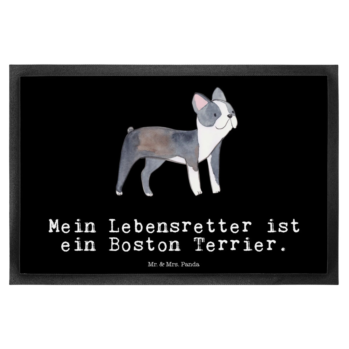 Fußmatte Boston Terrier Lebensretter Eingangsteppich, Schmutzfänger, Bodenvorleger, teppichmatte, Schuhabstreifer, Fußabstreifer, abstreifer, hausmatte, Abtretmatte, bodenmatte, Türvorleger, matte haustür, Eingangsmatte, Fussmatte, fußmatte, Sauberlaufmatte, Haustürmatte, Schmutzfangmatte, flurmatte, Abtreter, Gummi-Fußmatte, Türmatte, außenmatte, Vorleger, Outdoor-Matte, Schmutzmatte, Schmutzfangteppich, Fußabtreter, Gummimatte, Hunderasse, Rassehund, Hundebesitzer, Tierfreund, Welpe, Hund, Schenken, Geschenk, Boston Terrier